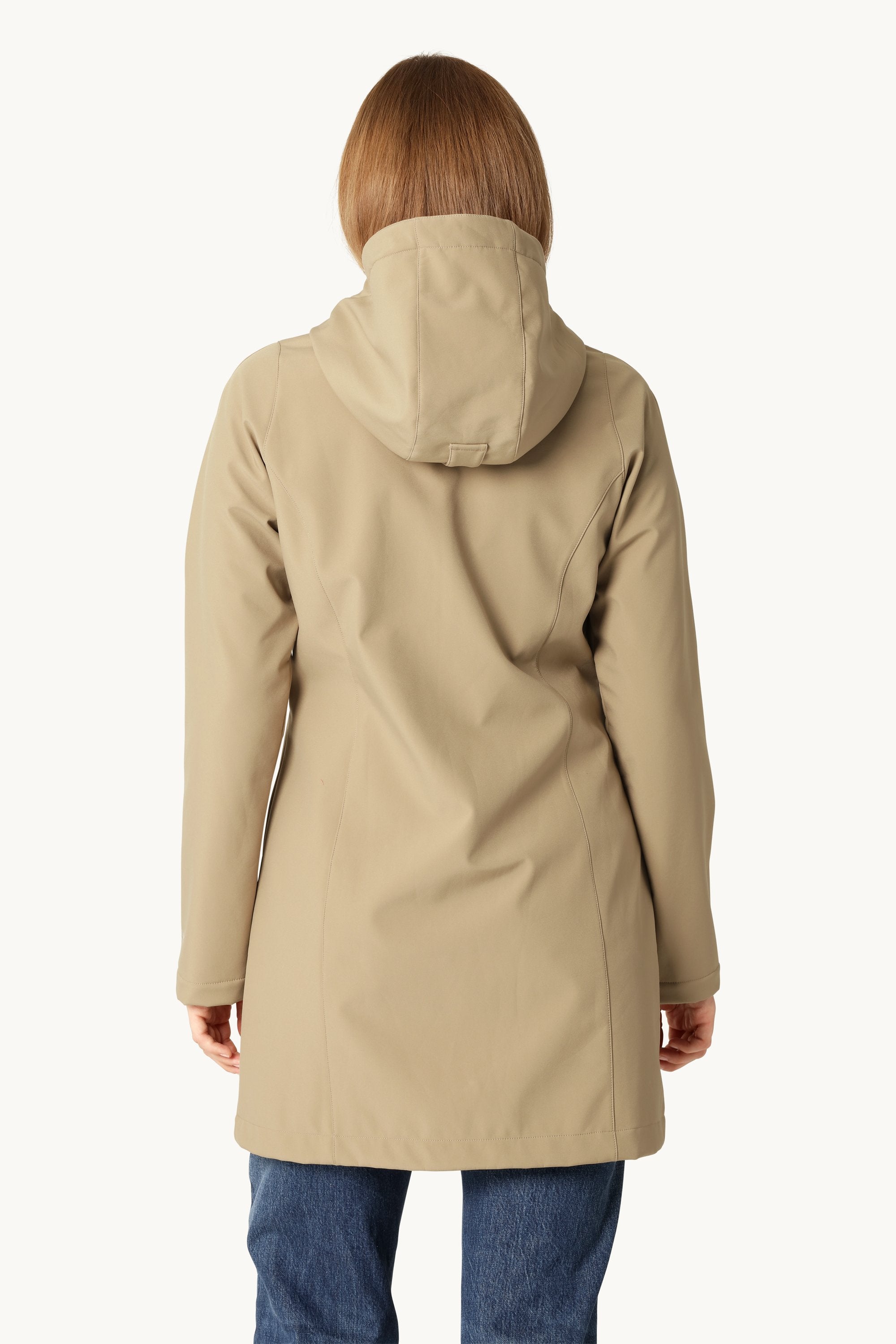 Softshell Regenmantel - Greige