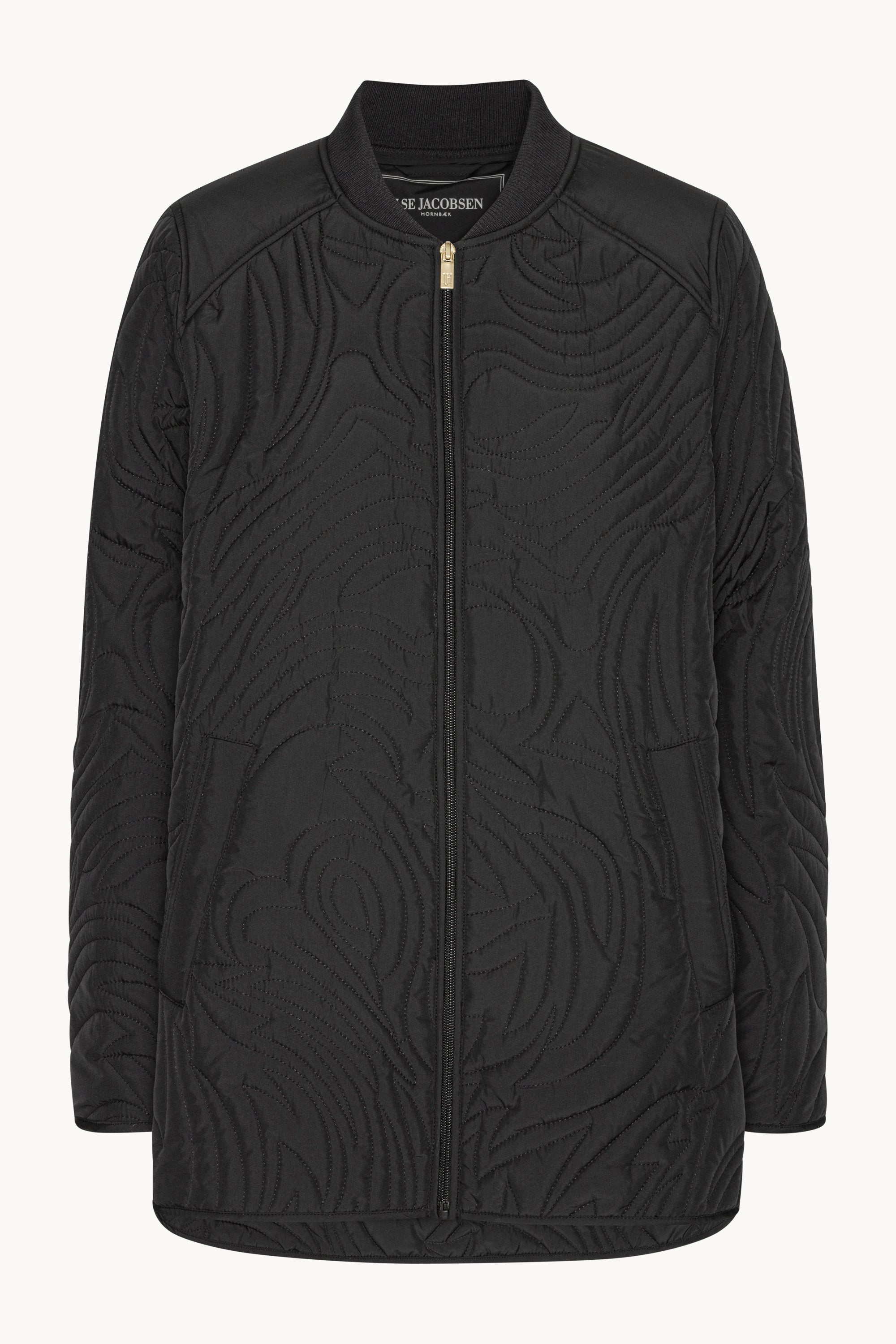 Kurze Steppjacke - Black