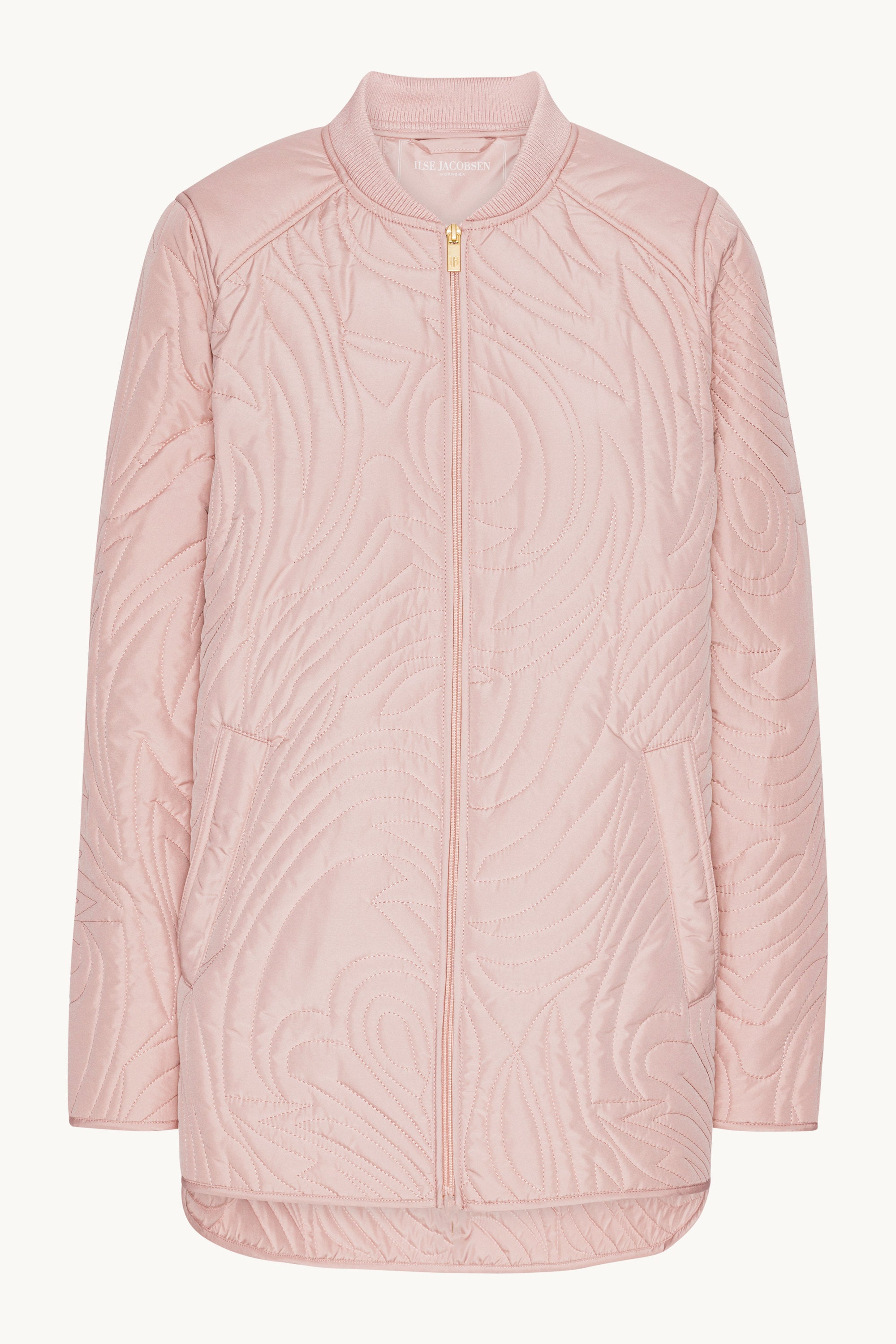 Kurze Steppjacke - Peachskin