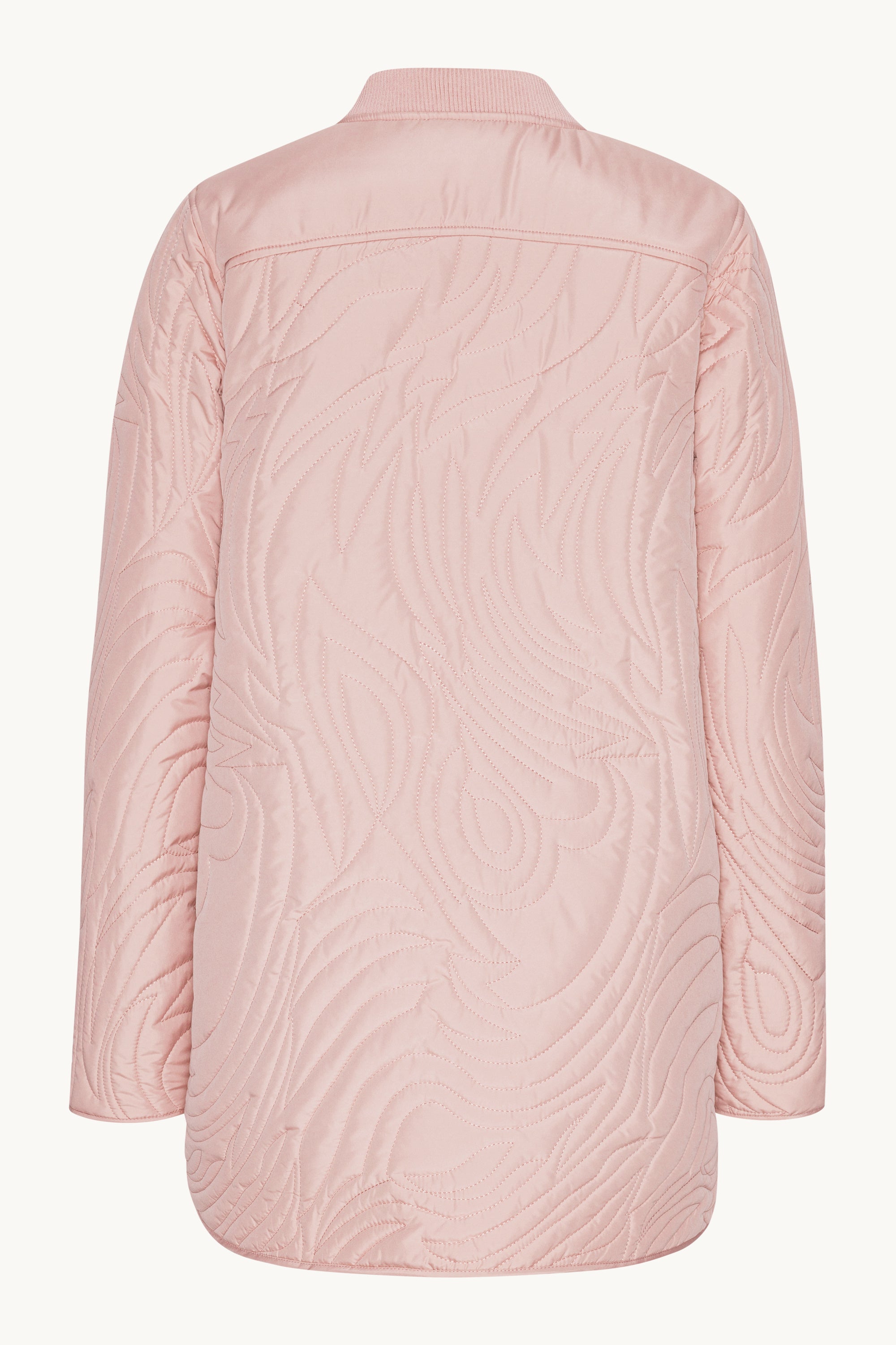 Kurze Steppjacke - Peachskin