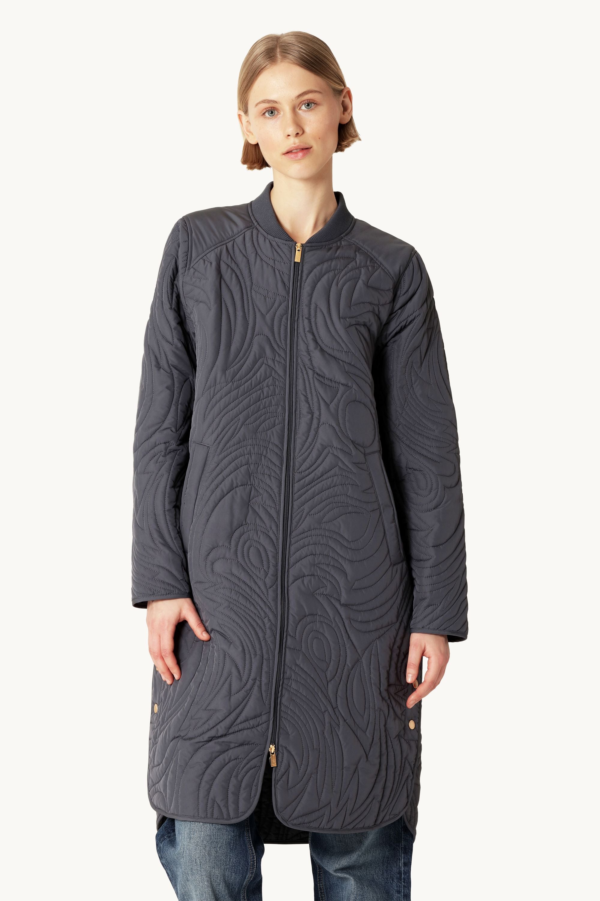 Steppjacke - Ombre Blue