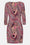 Ilse Jacobsen Hornbæk Womenswear Elisa Seashell Knot Dress Clothes 908 Rosy Pink