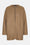 Gefilzte Casual Jacke - Mocca