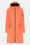 Ilse Jacobsen Hornbæk Rain Langer Regenmantel Raincoat 349 Hot Orange