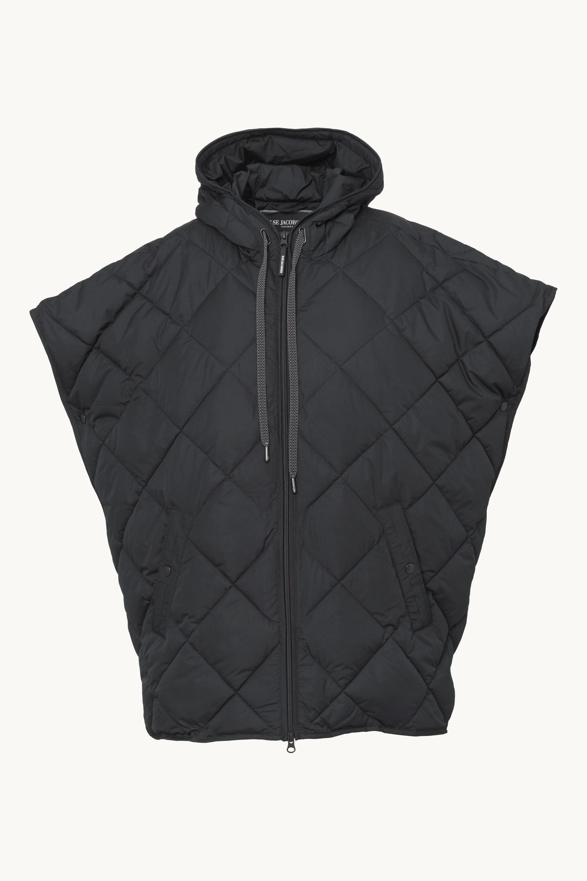 Wattierte Weste - Black