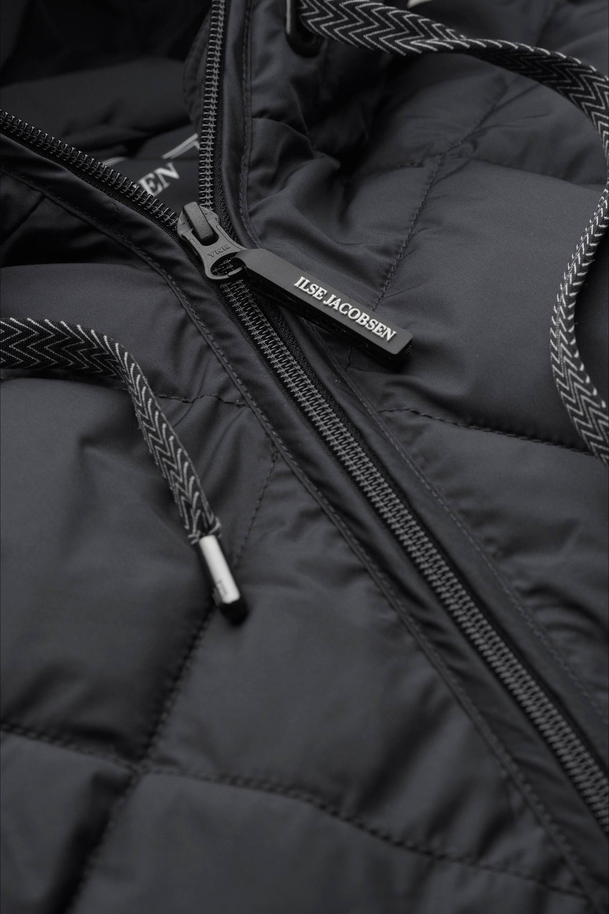 Wattierte Weste - Black