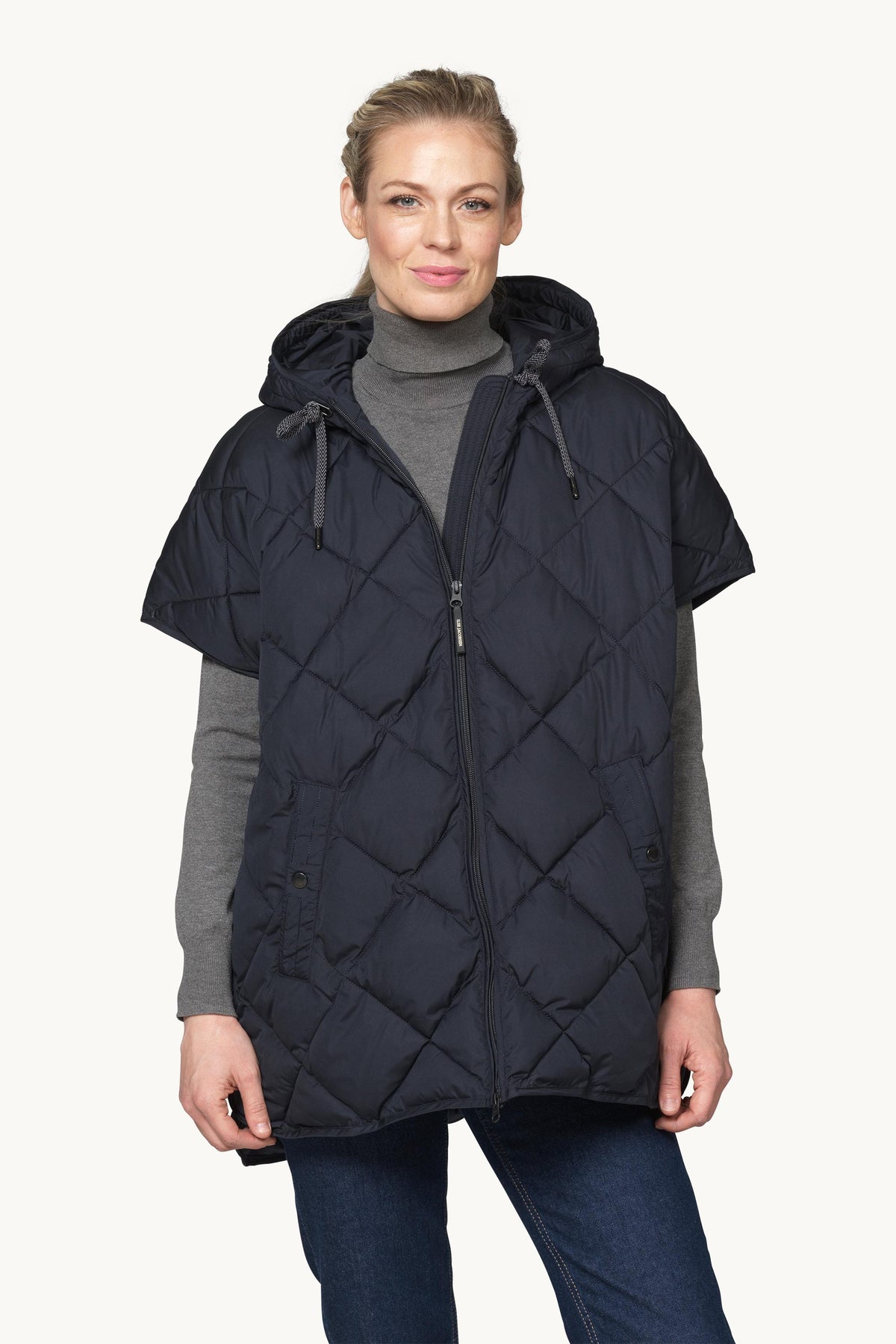 Wattierte Weste - Dark Indigo