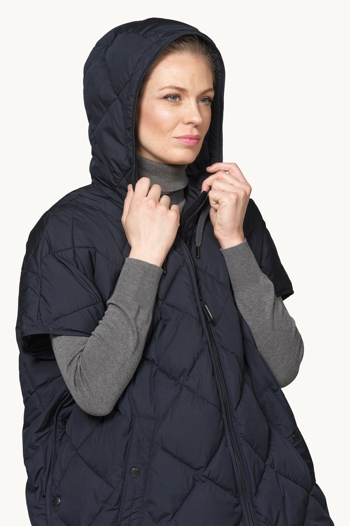 Wattierte Weste - Dark Indigo