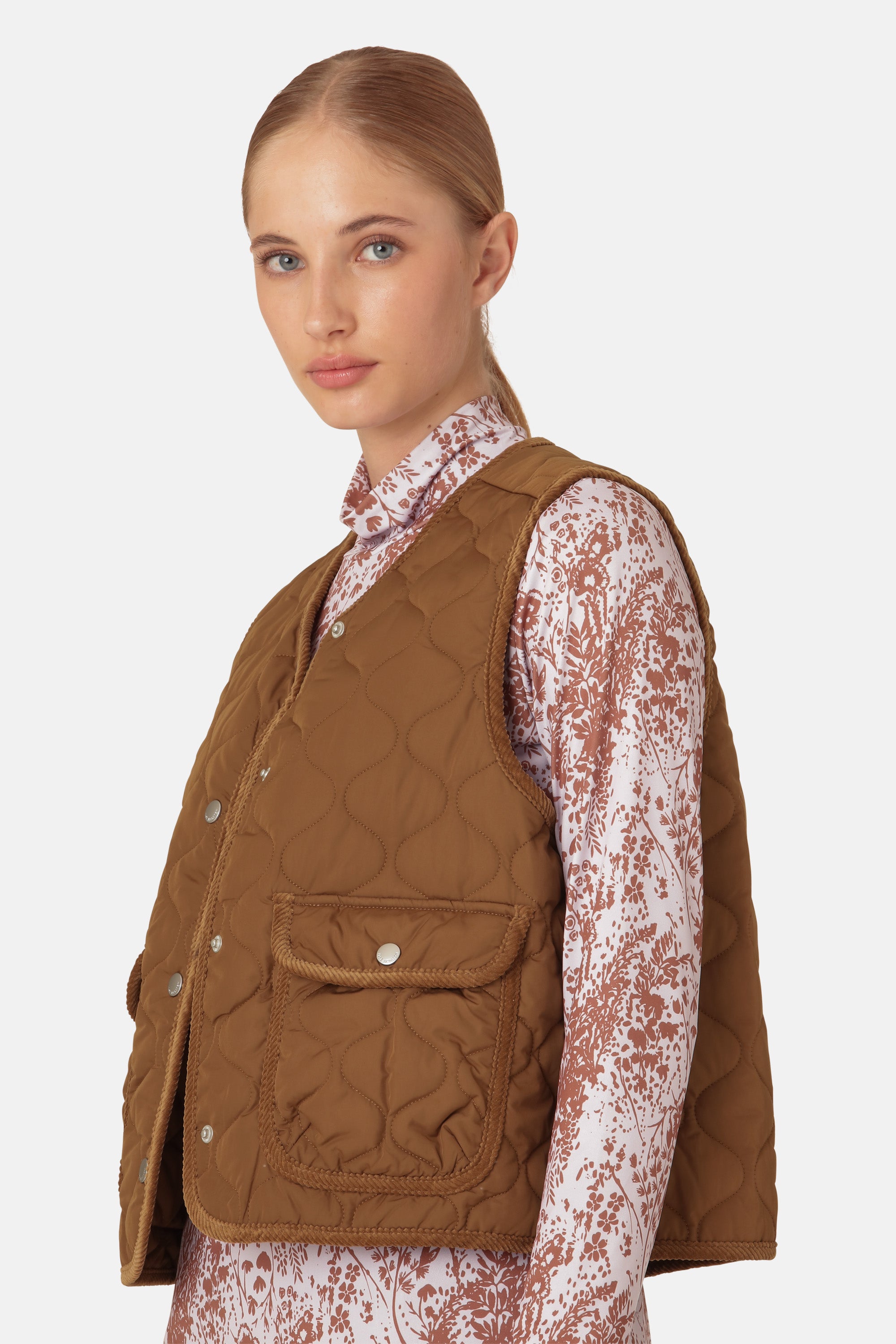 Ilse Jacobsen Hornbæk Outerwear Steppweste Vest 228 Walnut