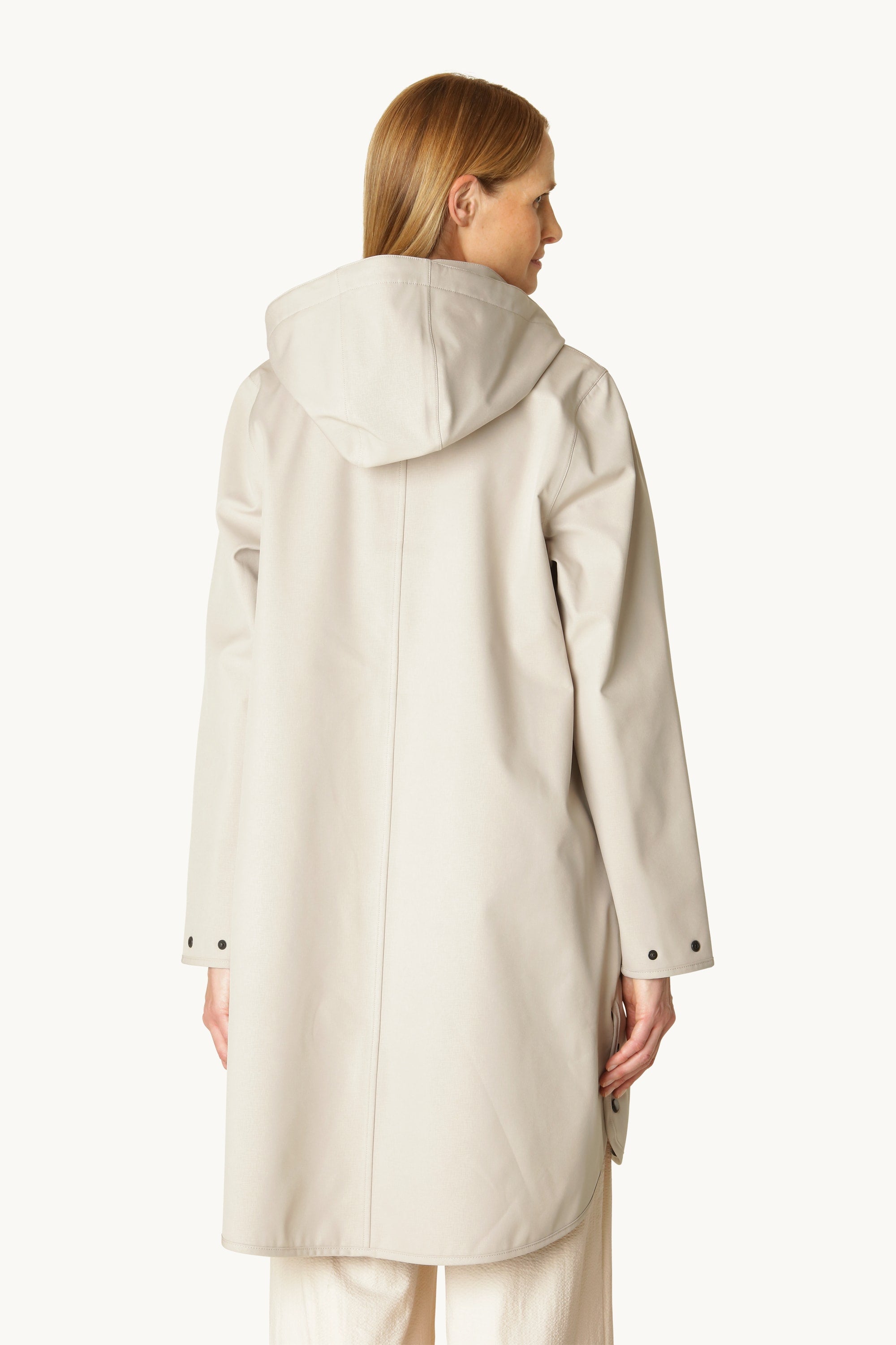 Softshell Regenmantel A-Linie - Chateau Gray