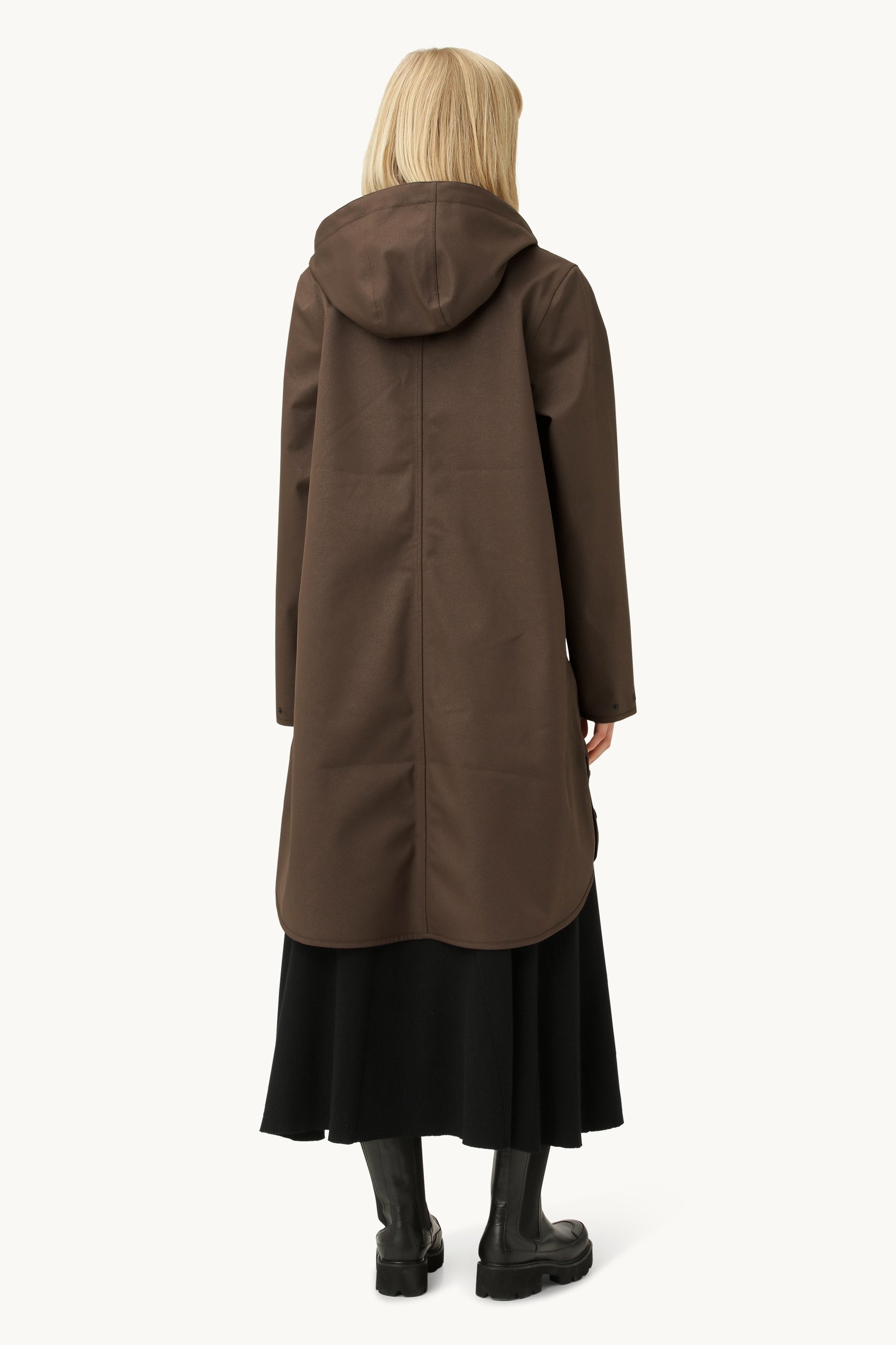 Softshell Regenmantel A-Linie - Chocolate Brown