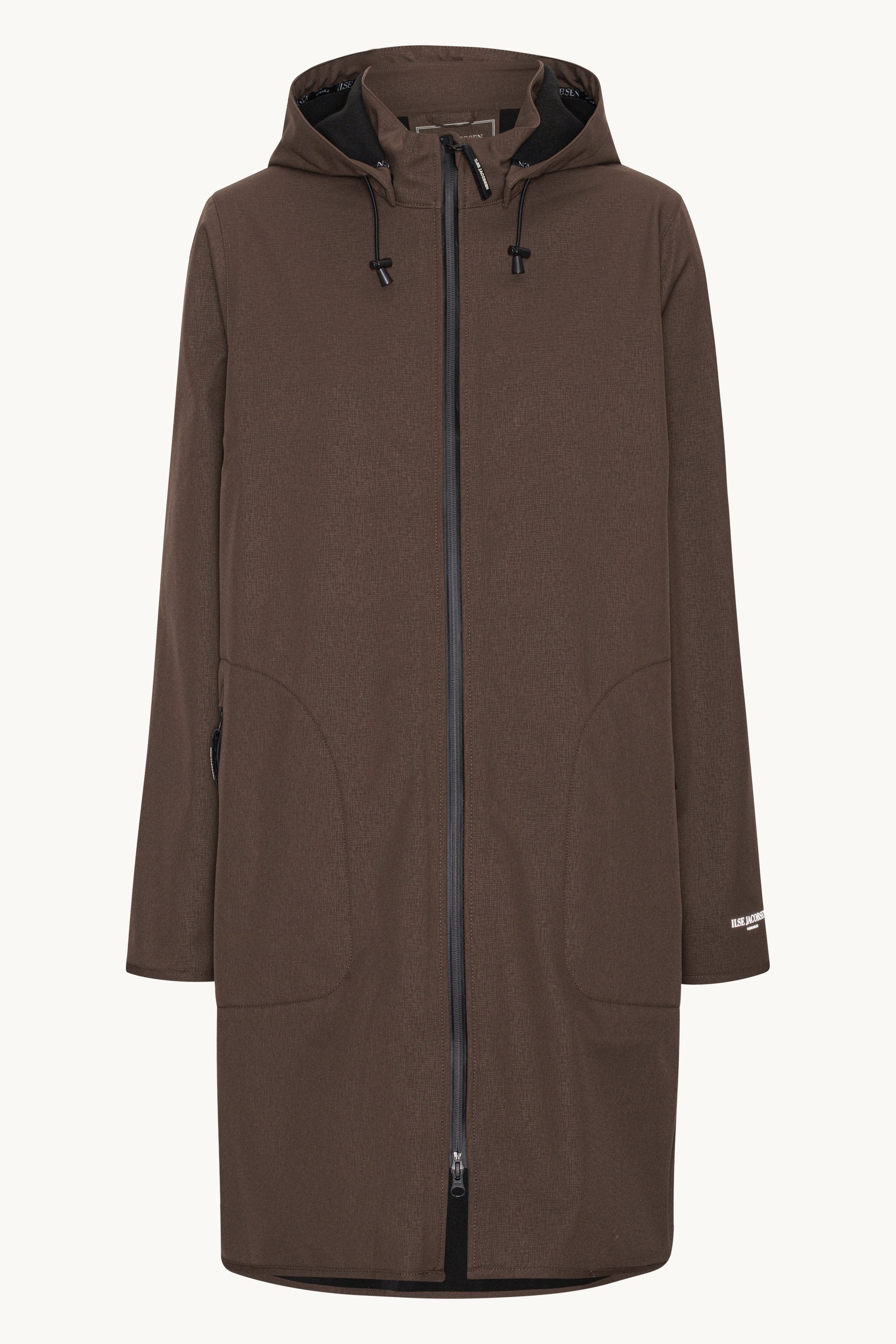 Softshell Regenmantel A-Linie - Chocolate Brown