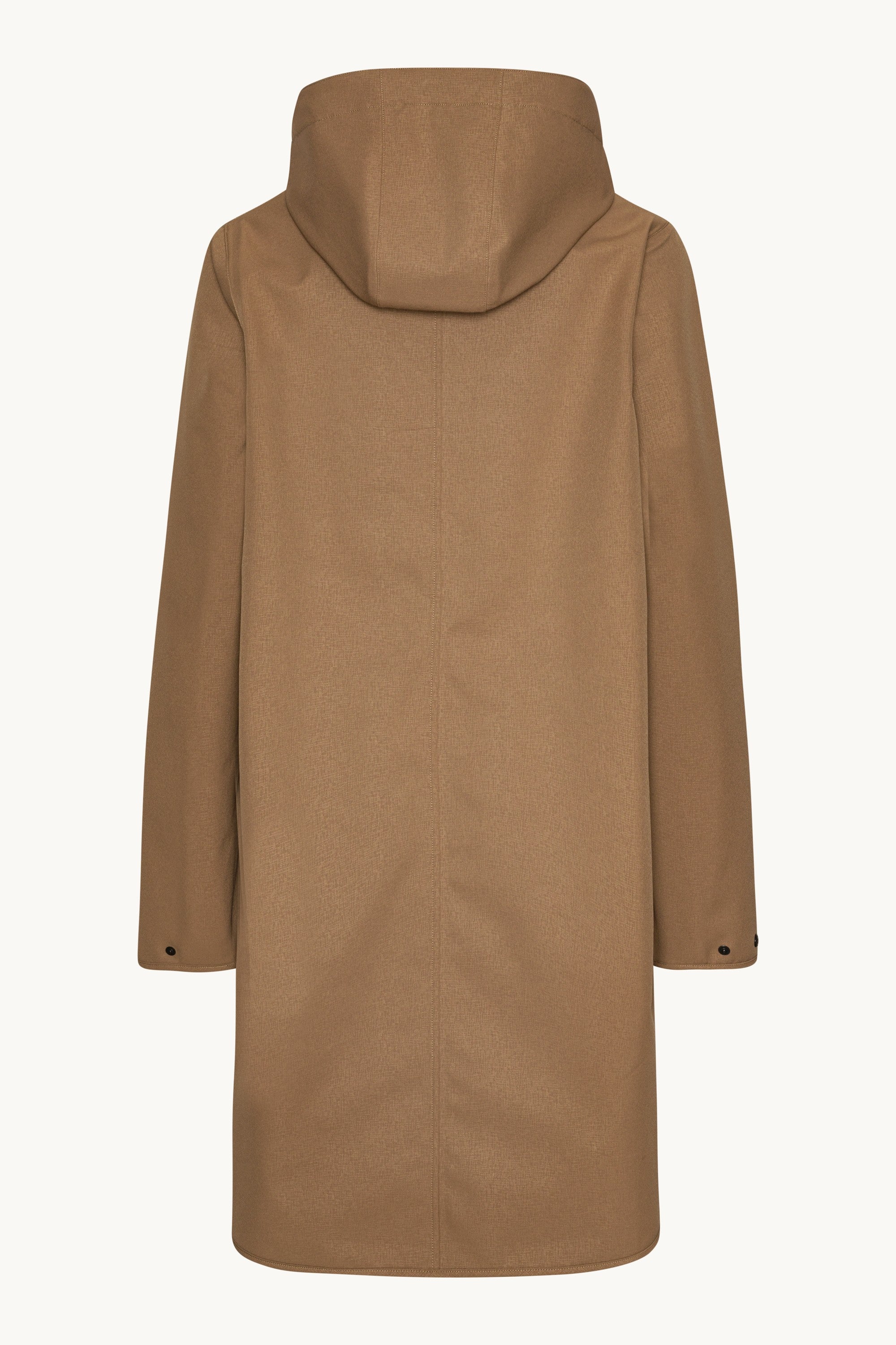 Softshell Regenmantel A-Linie - Mocca