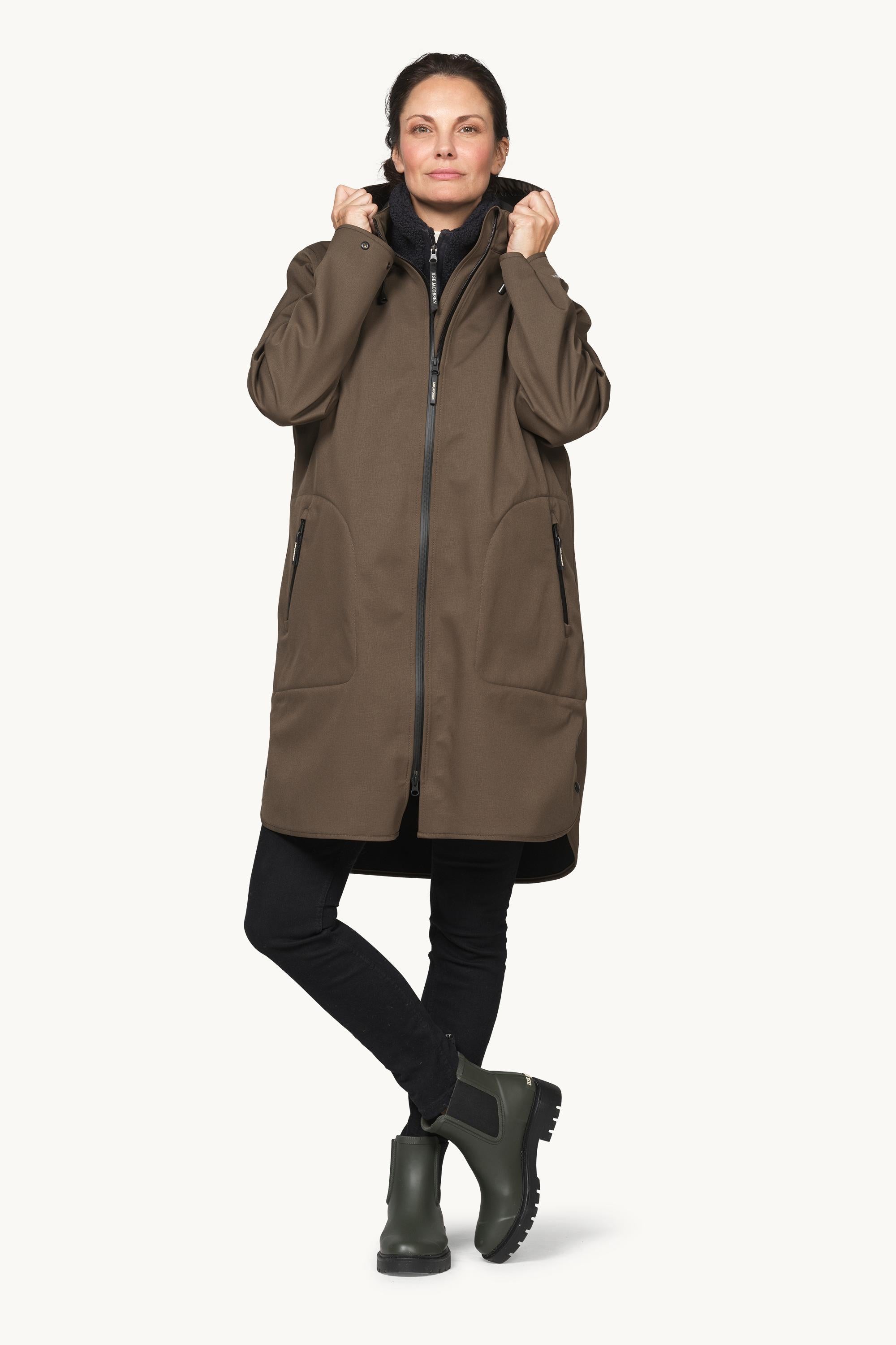 Softshell Regenmantel A-Linie - Wren