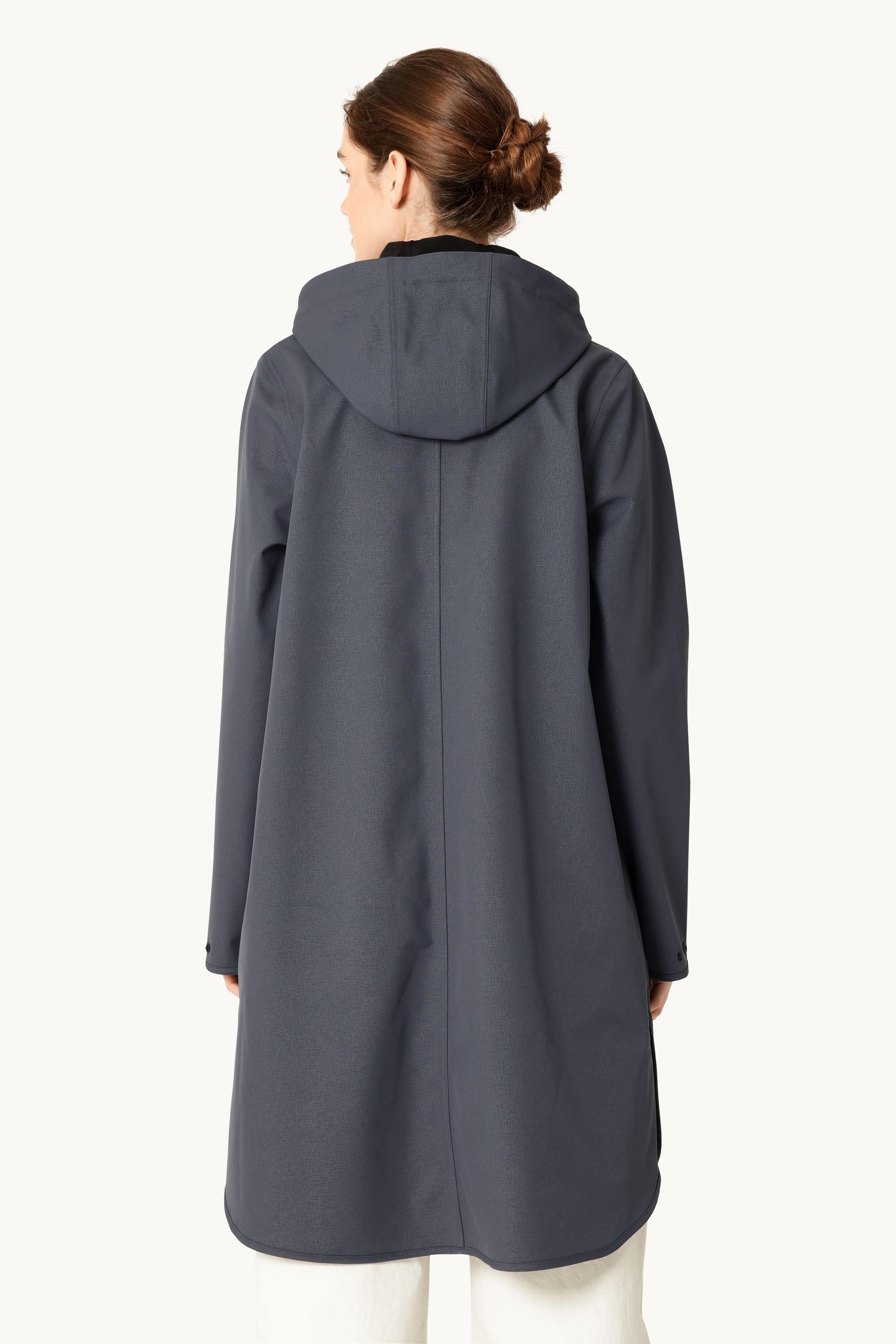 Softshell Regenmantel A-Linie - Ombre Blue