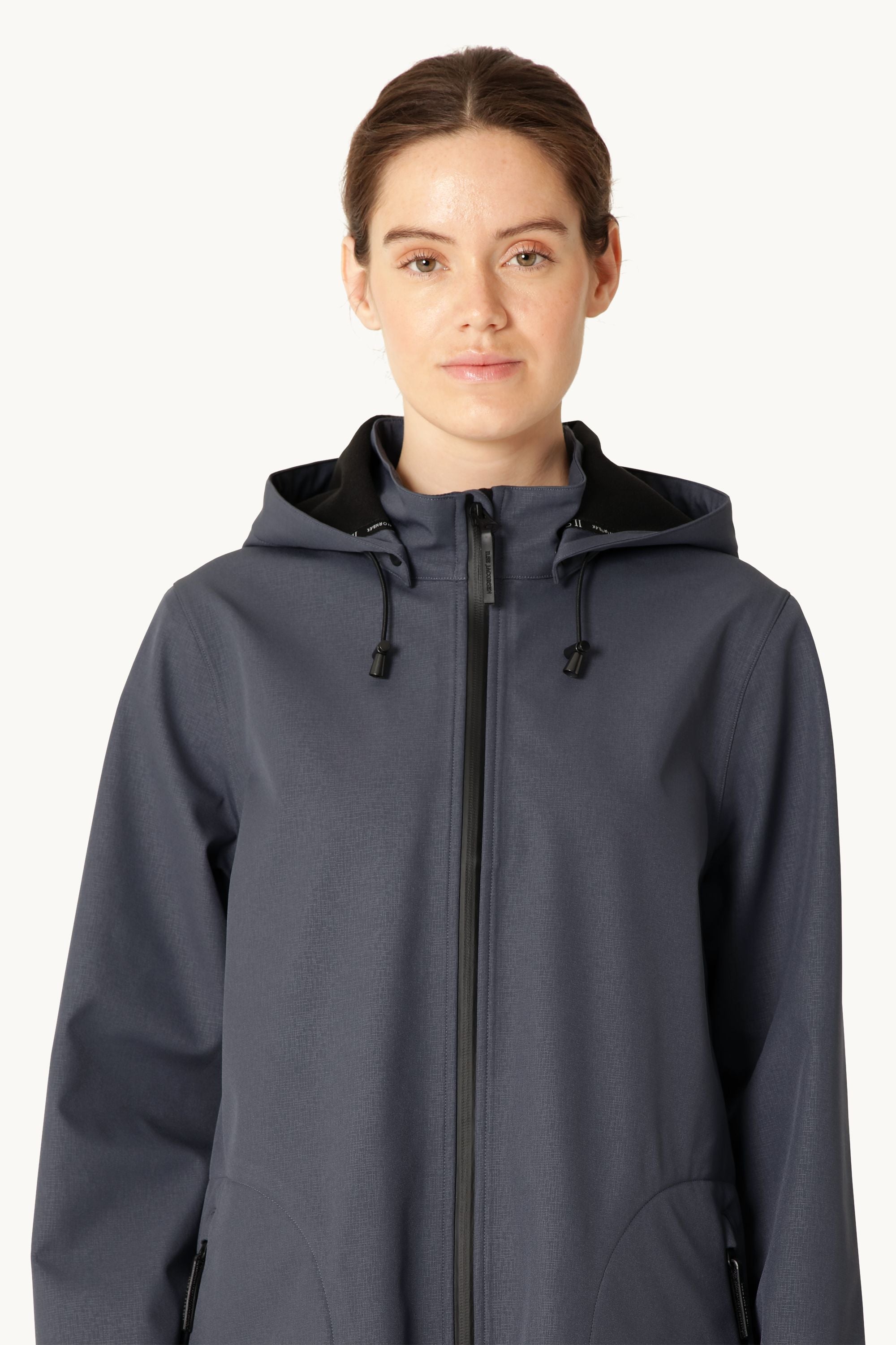 Softshell Regenmantel A-Linie - Ombre Blue