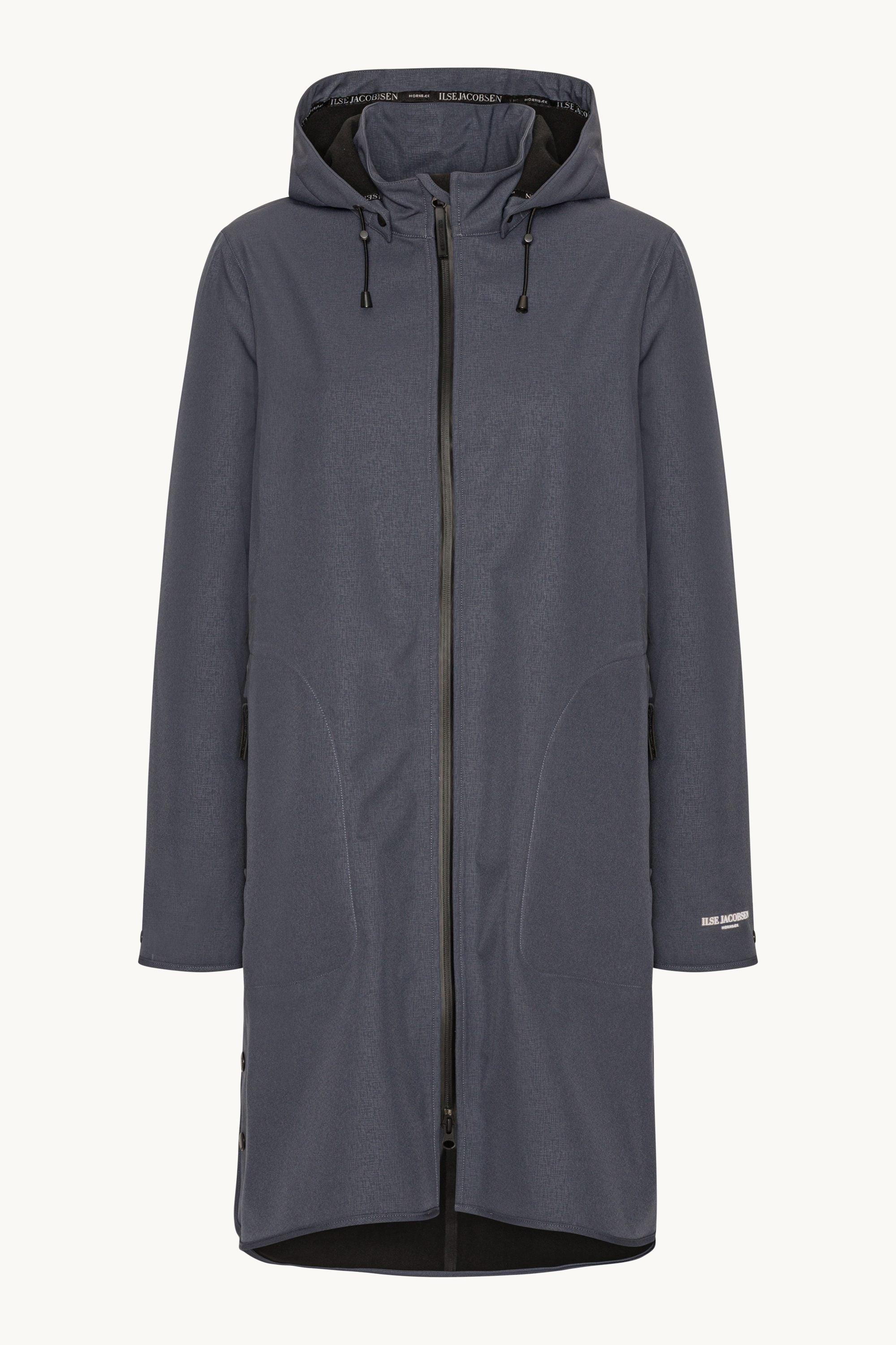 Softshell Regenmantel A-Linie - Ombre Blue