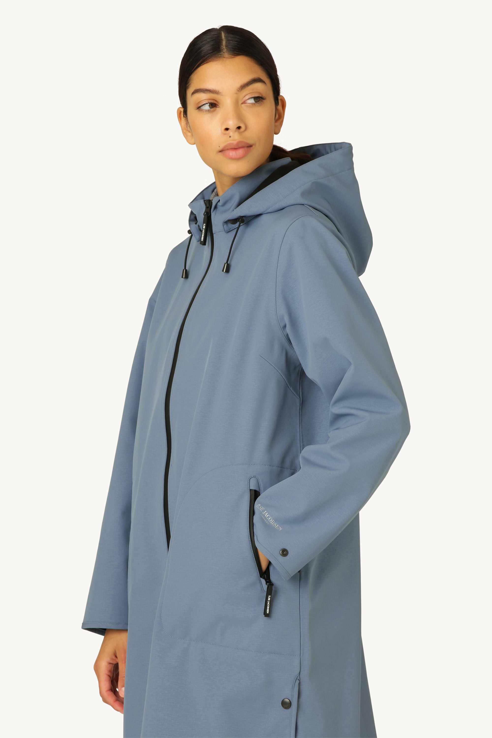 Softshell Regenmantel A-Linie - Winter Ocean