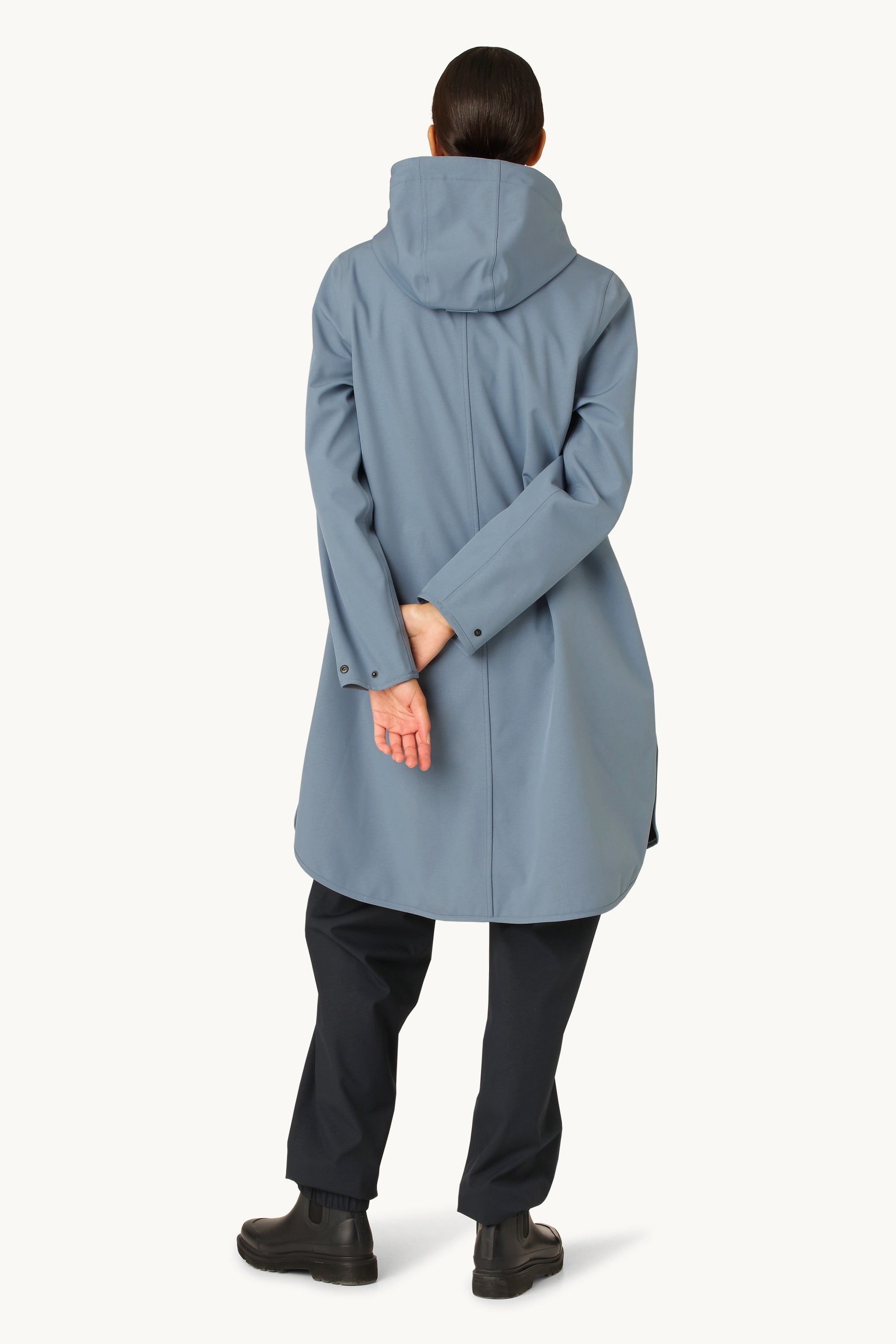 Softshell Regenmantel A-Linie - Winter Ocean