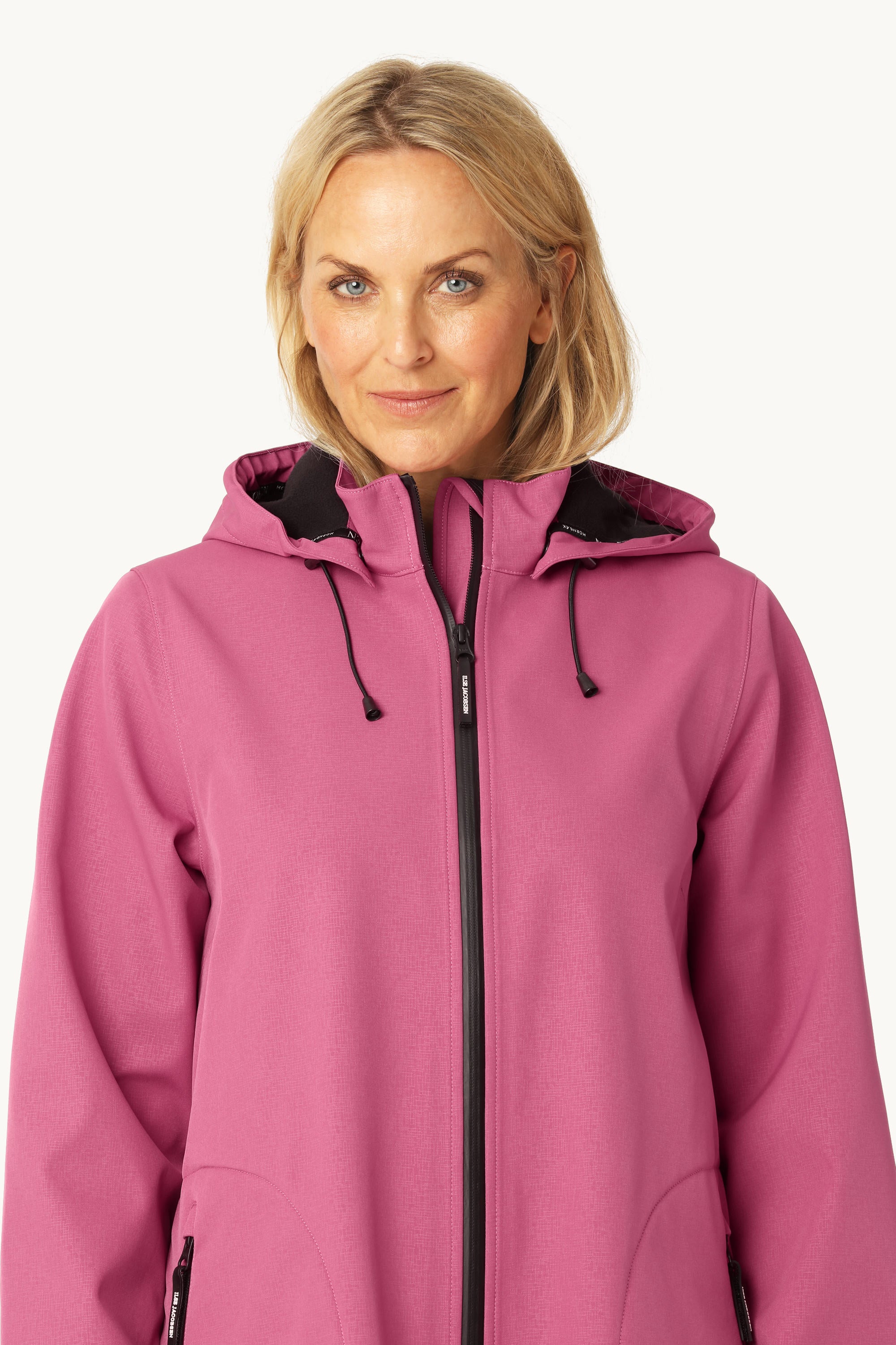 Softshell-Regenjacke A-Linie - Magenta Haze