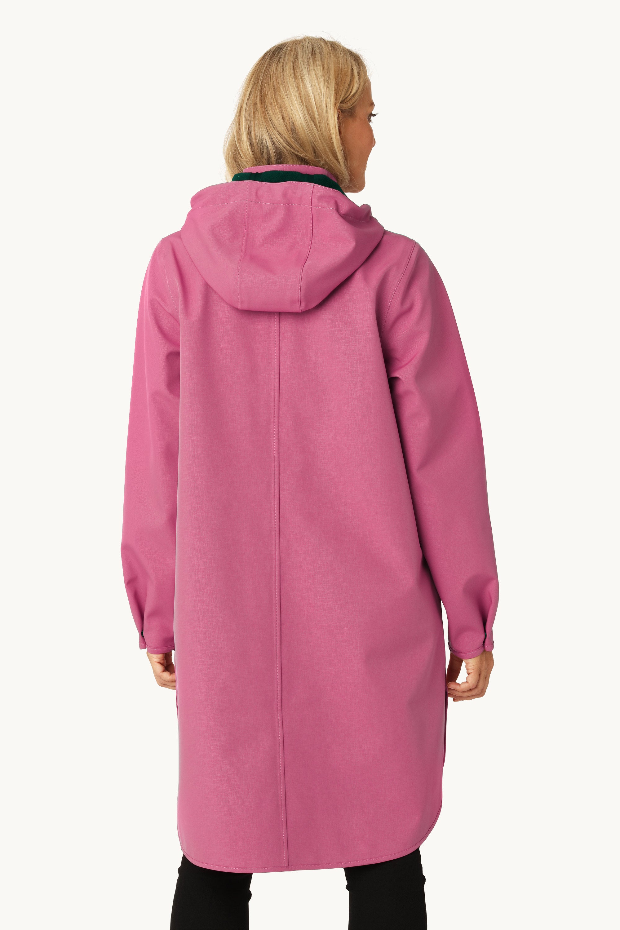 Softshell-Regenjacke A-Linie - Magenta Haze