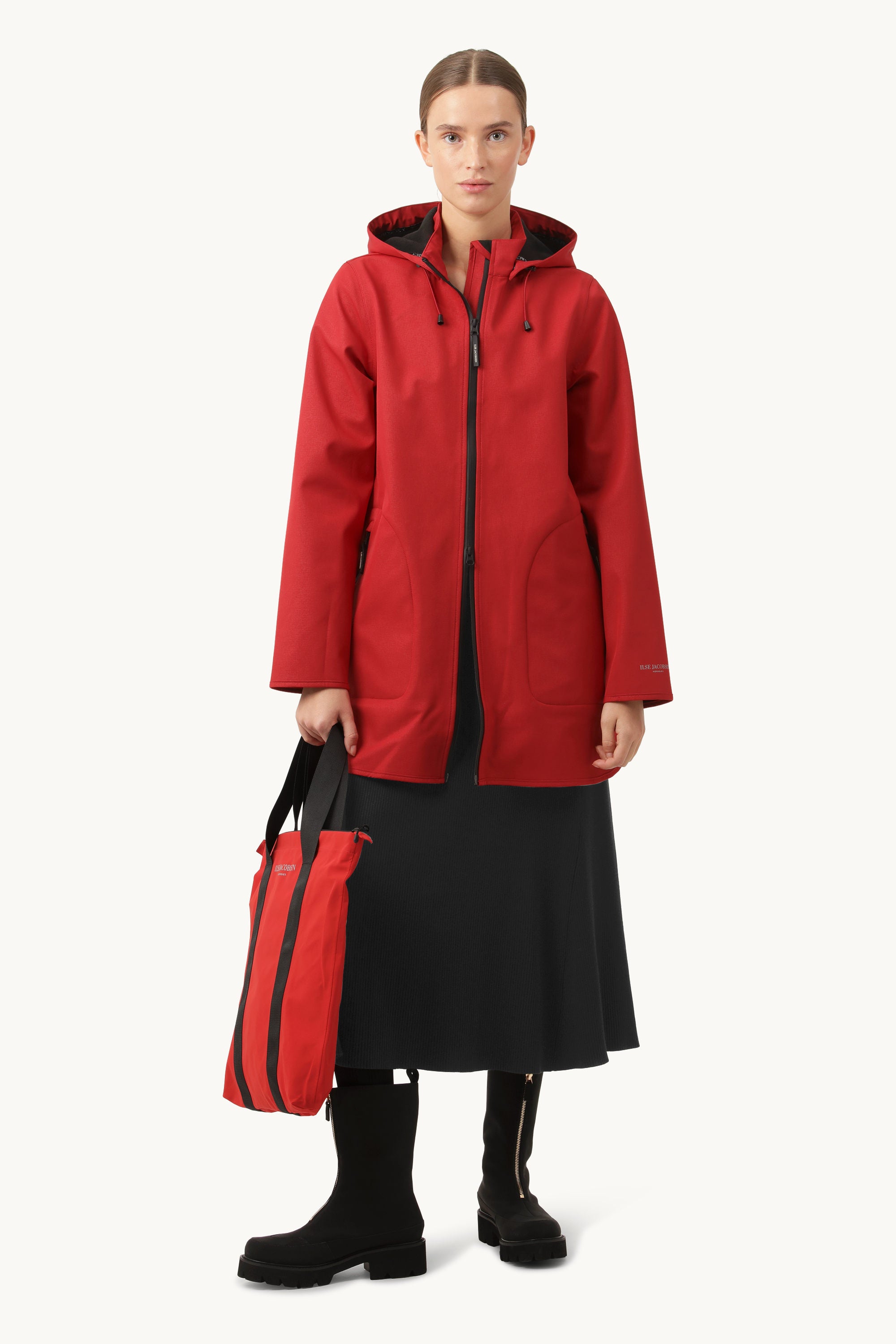 Softshell Regenmantel A-Linie - Fire