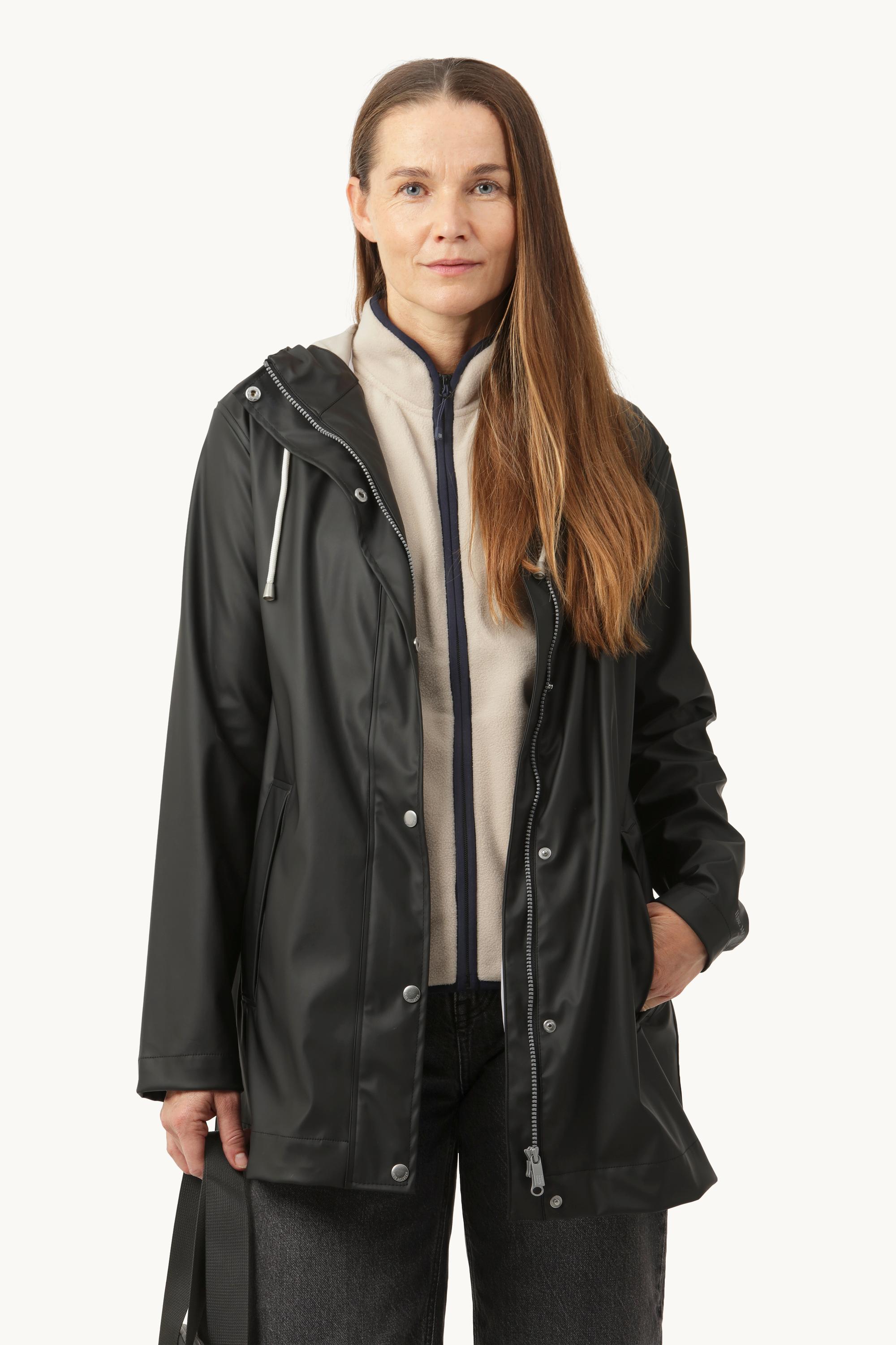 Leichter Regenmantel - Black Beauty