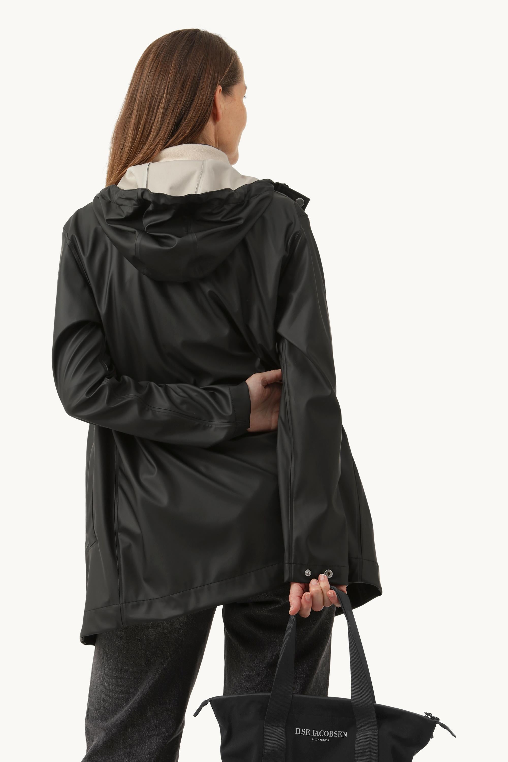 Leichter Regenmantel - Black Beauty
