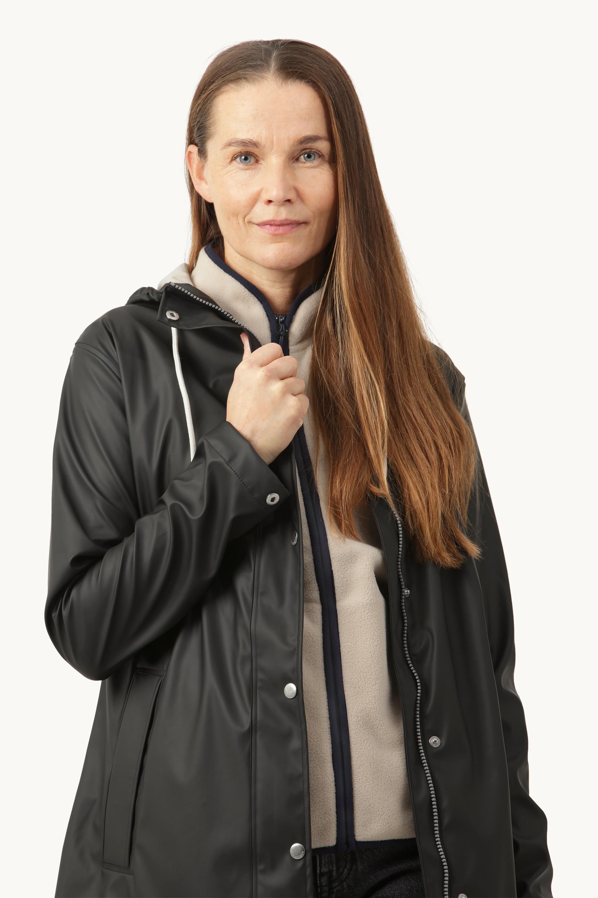 Leichter Regenmantel - Black Beauty