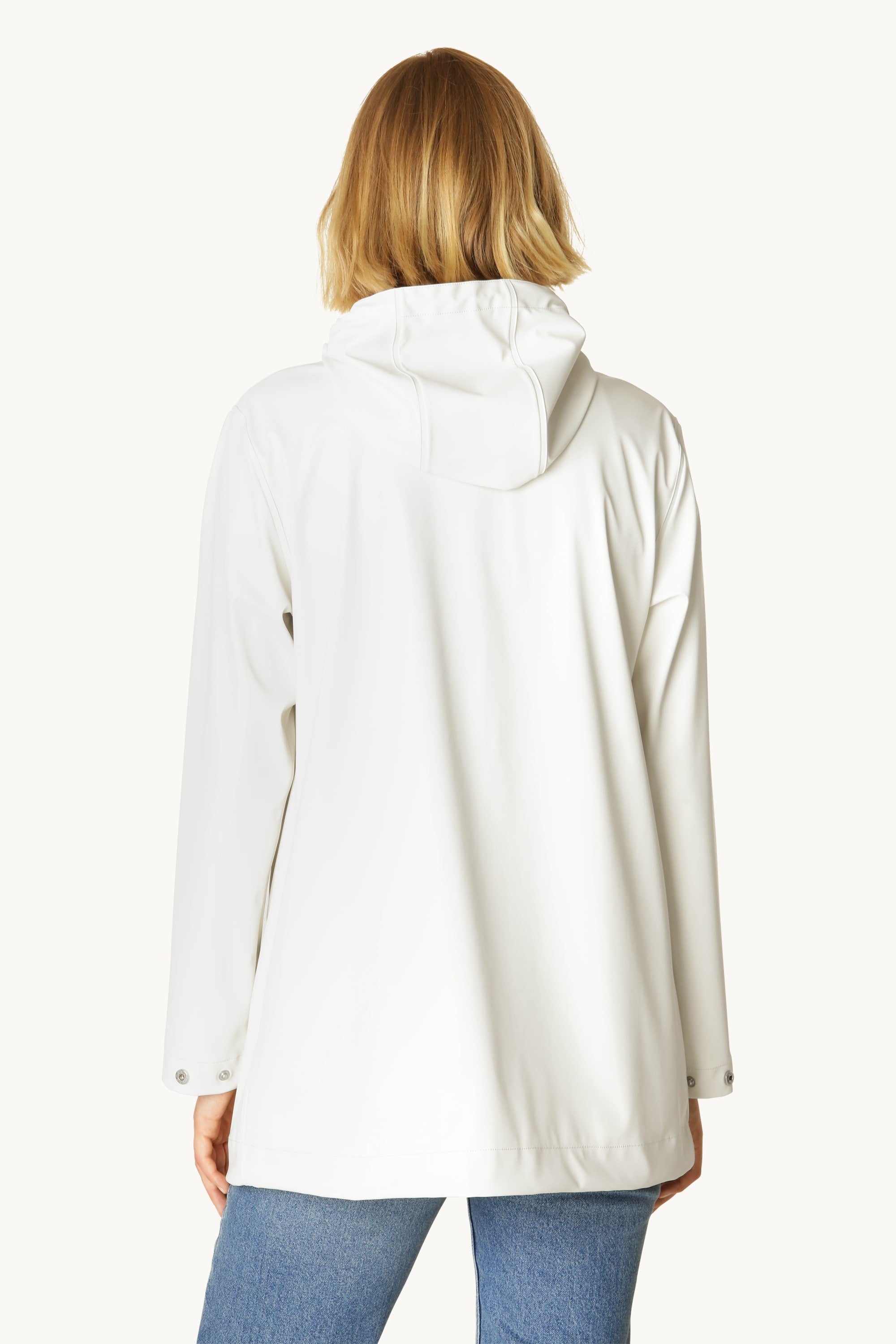 Leichter Regenmantel - Milk Creme