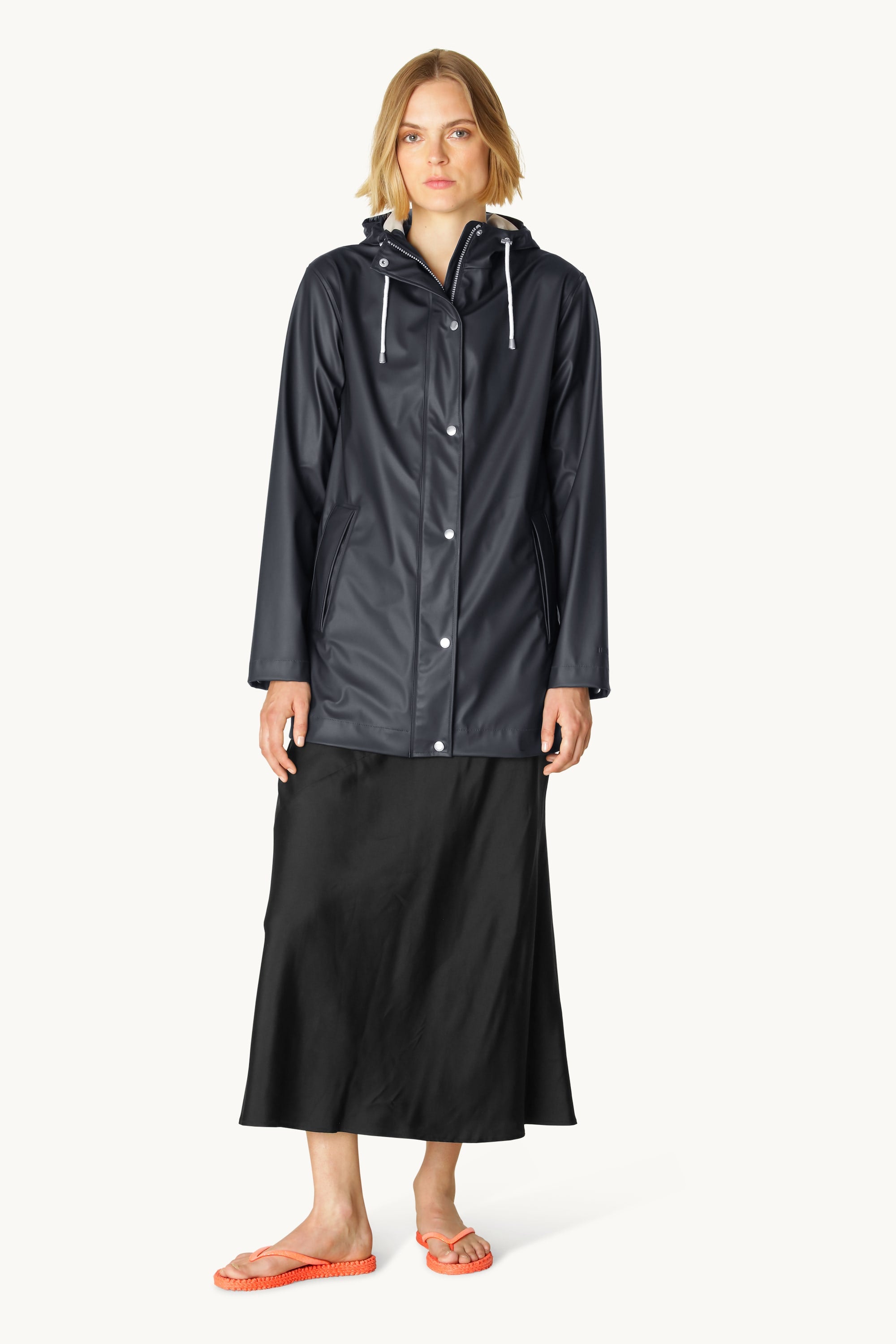 Leichter Regenmantel - Dark Indigo