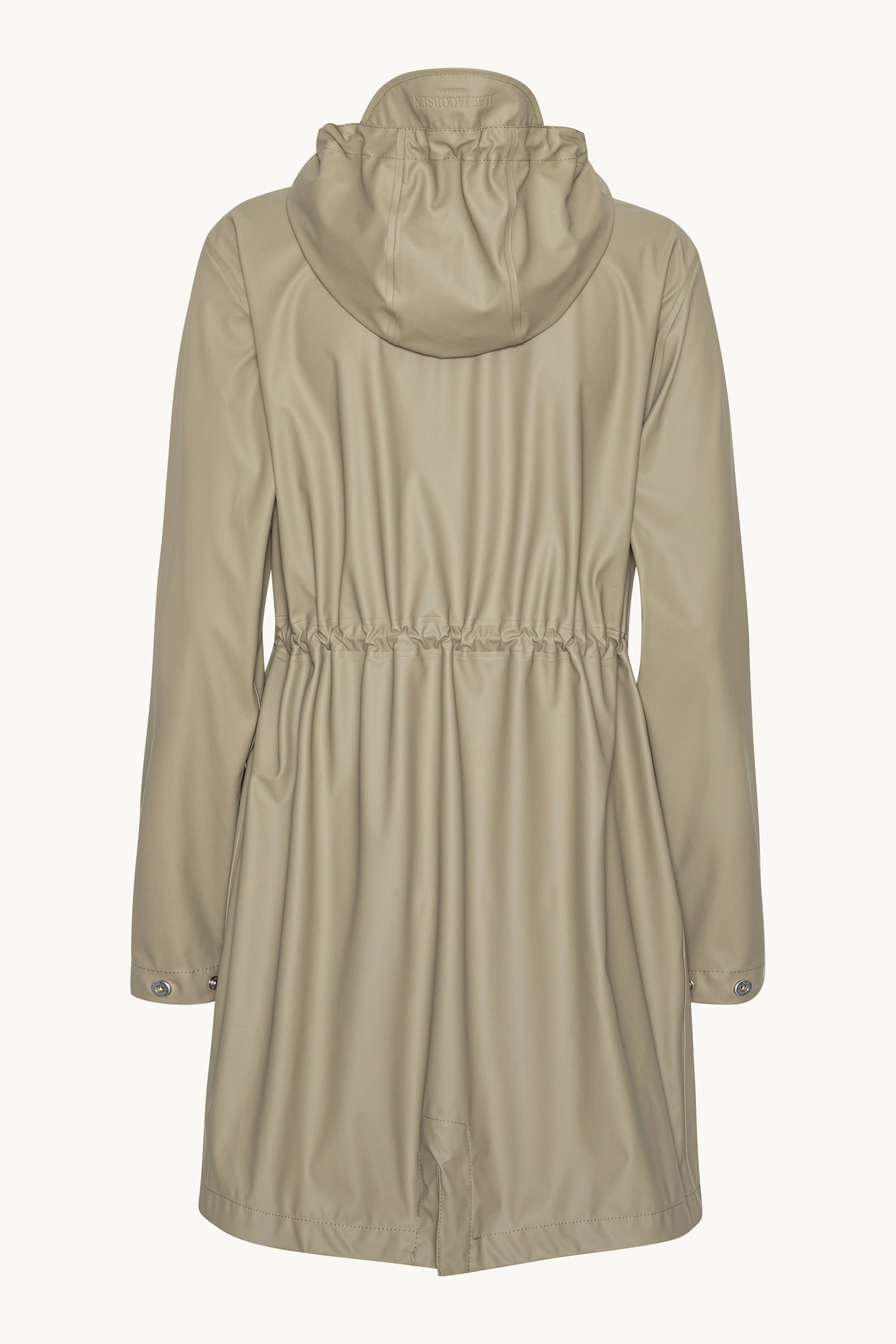 Long Parka Rain Jacket - Coriander