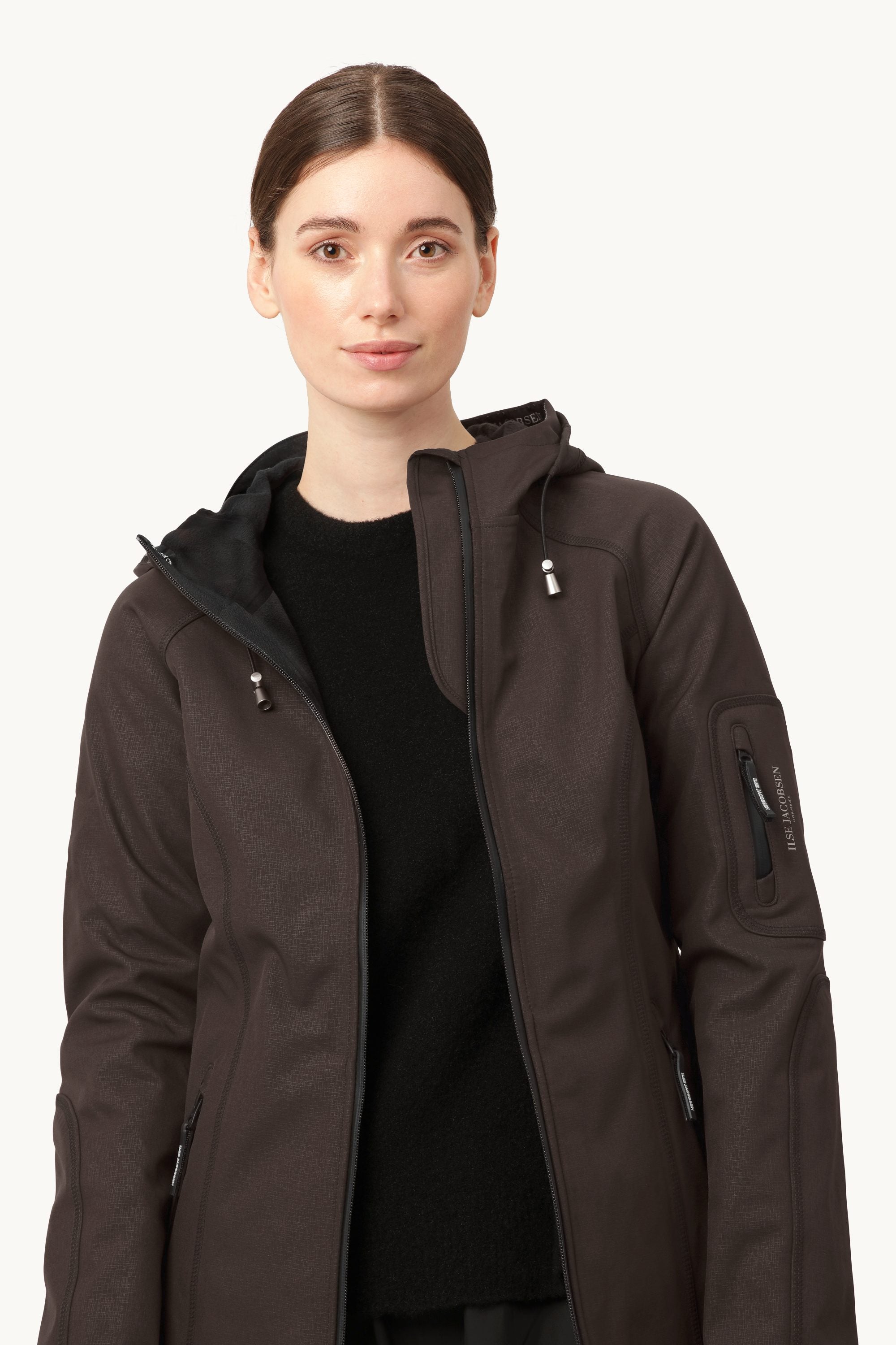 Softshell Regenmantel - Black