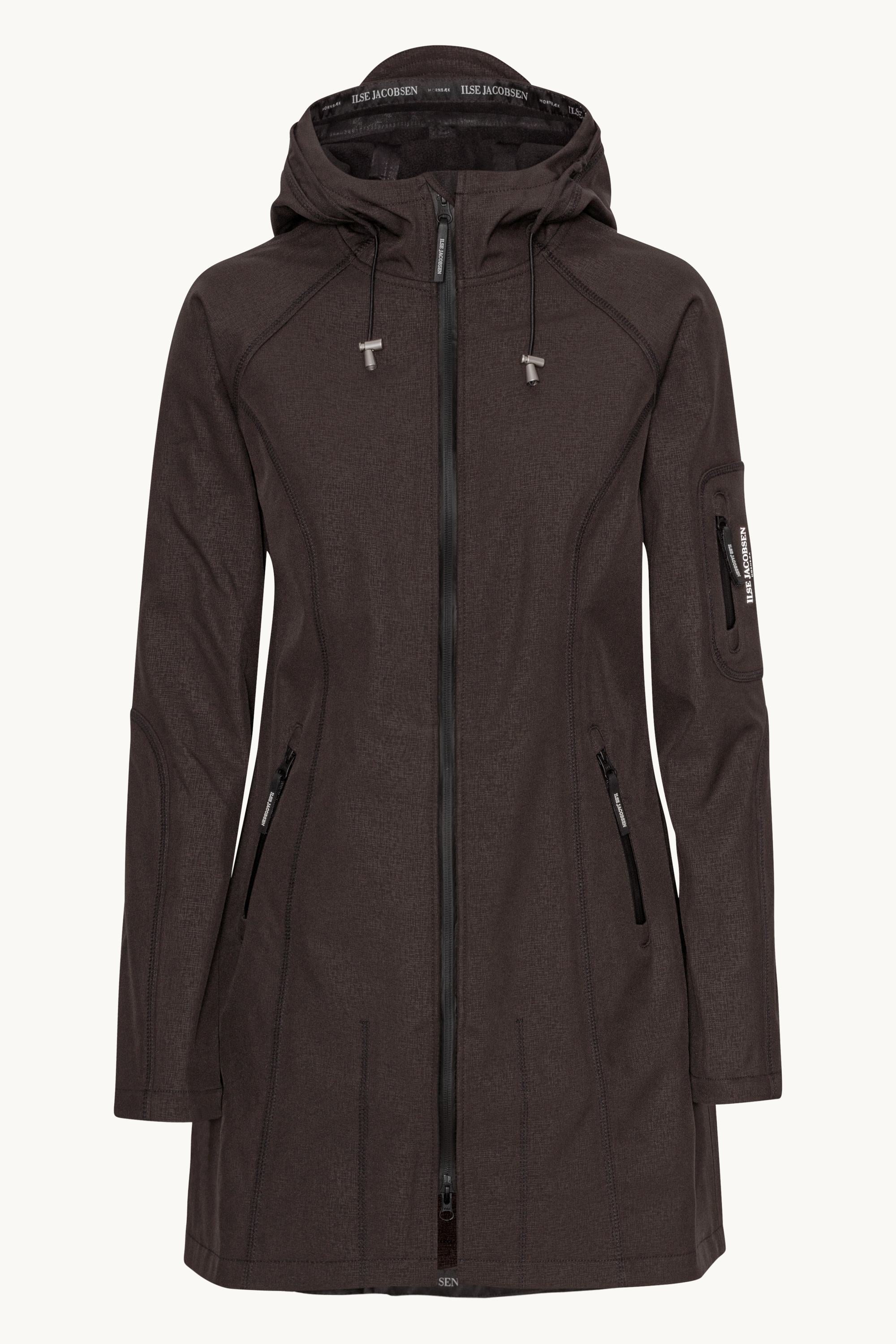 Softshell Regenmantel - Black