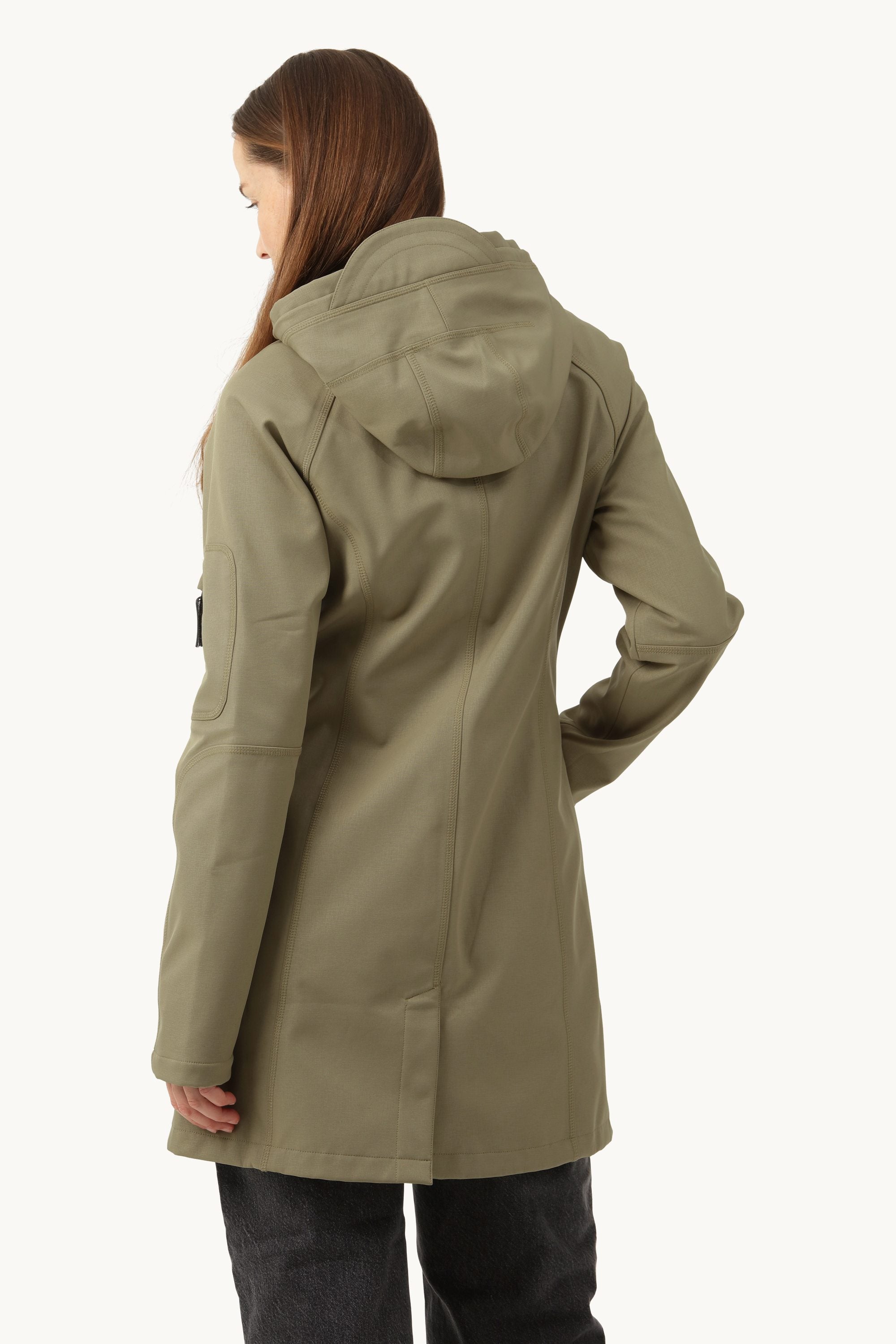 Softshell Regenmantel - Covert Green