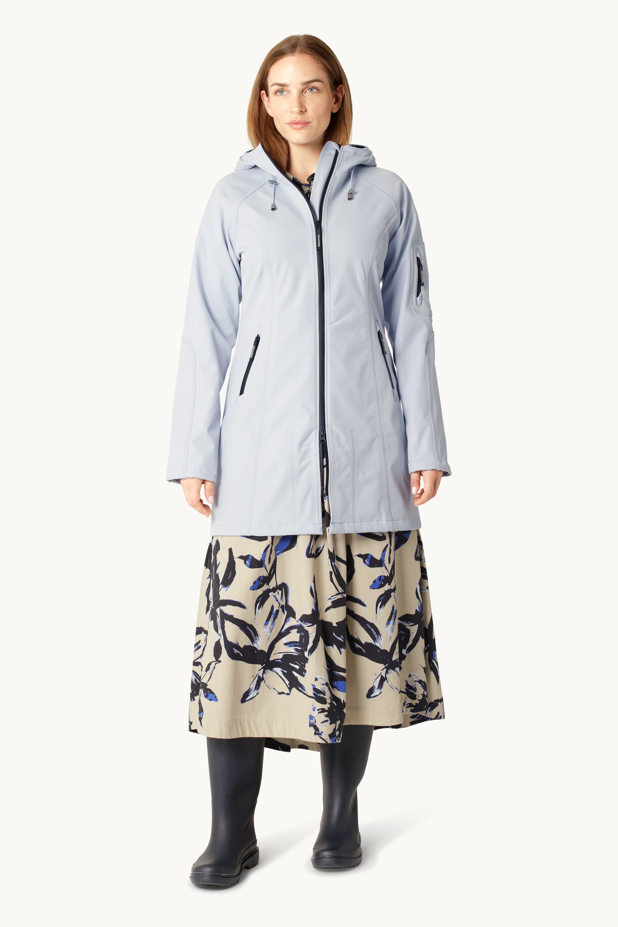 Softshell Regenmantel - Heather