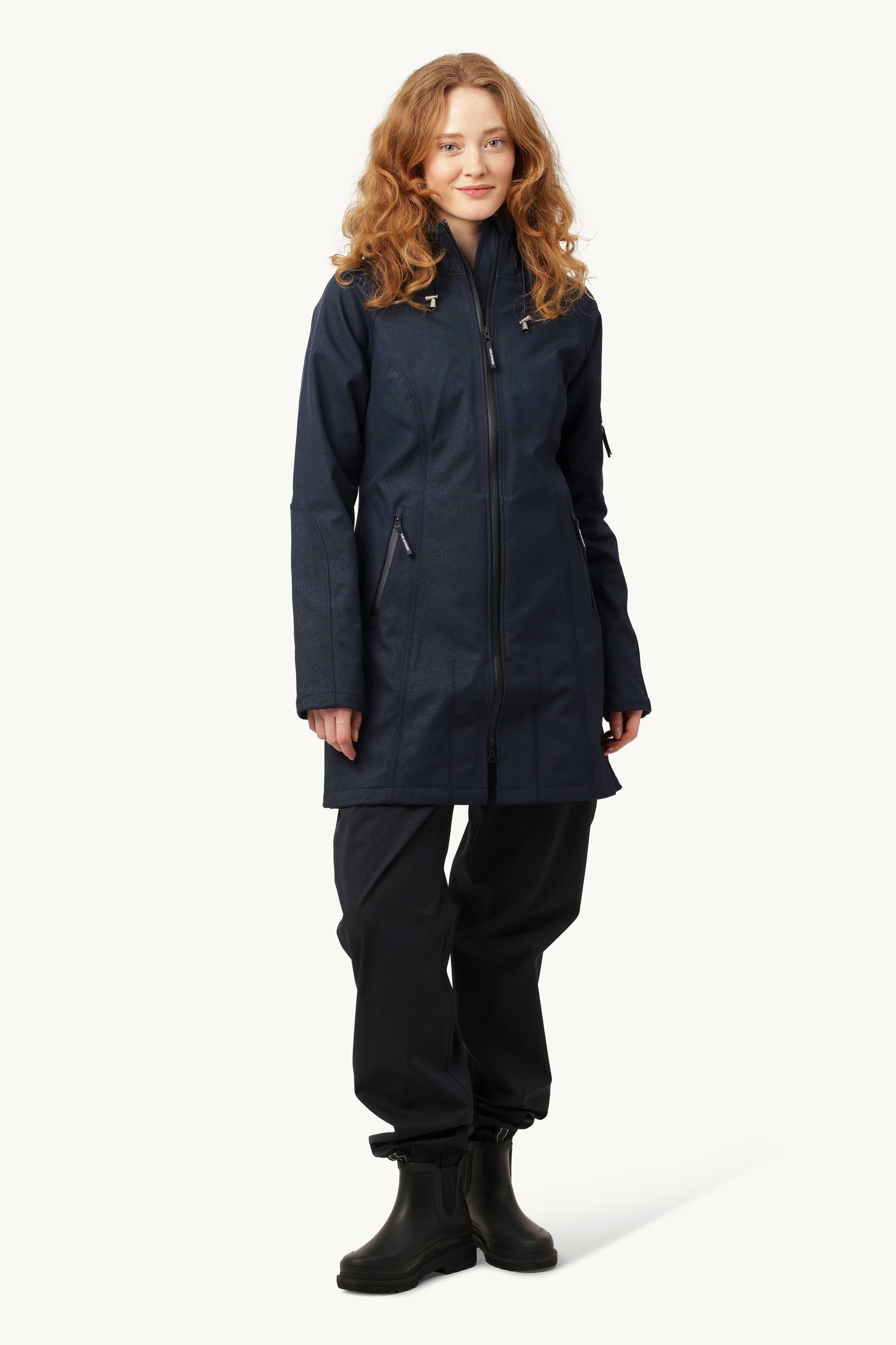 Softshell Regenmantel - Dark Indigo