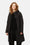 Long Softshell Raincoat - Black