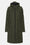 Long Softshell Raincoat - Army