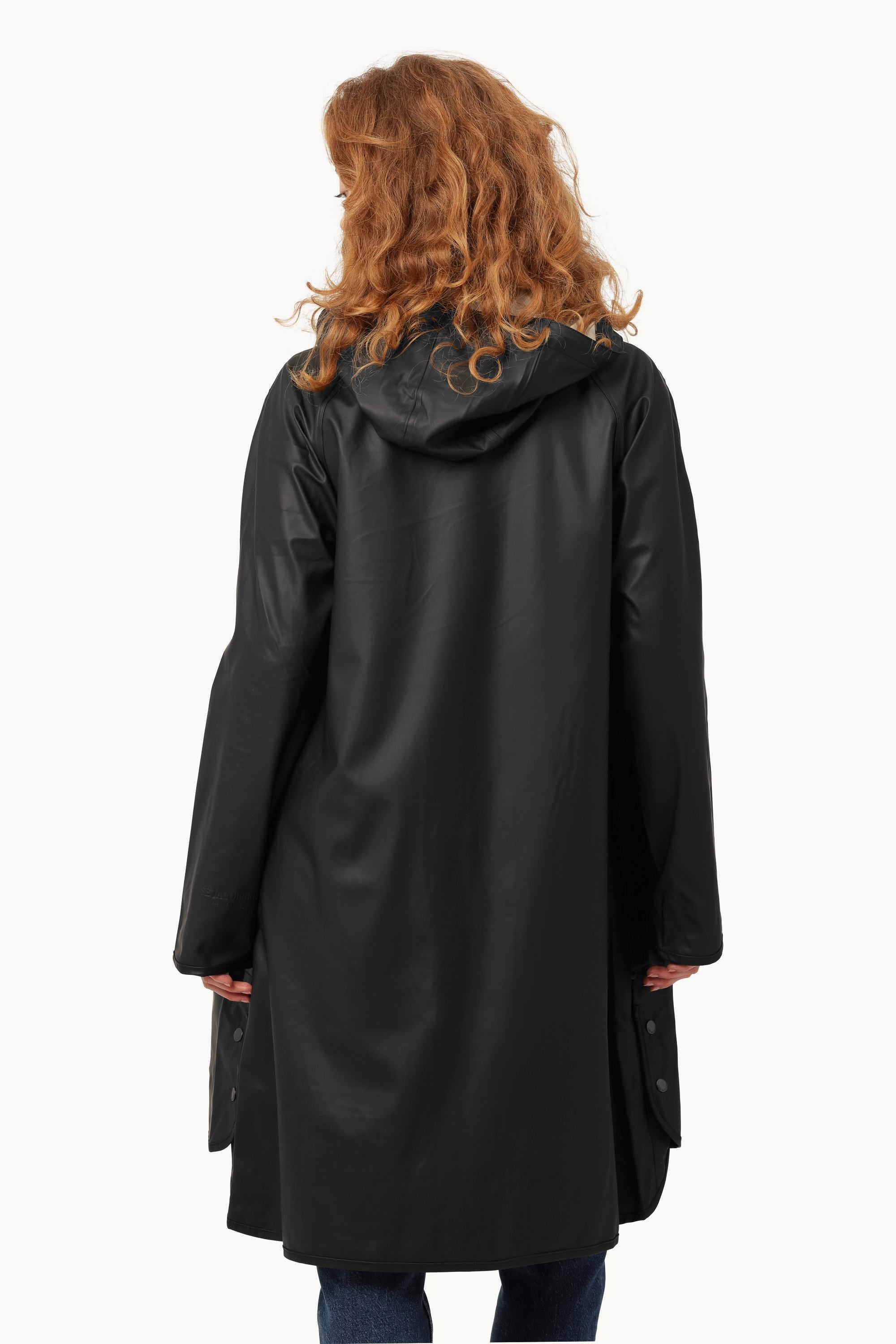 Leichter Regenmantel - Black