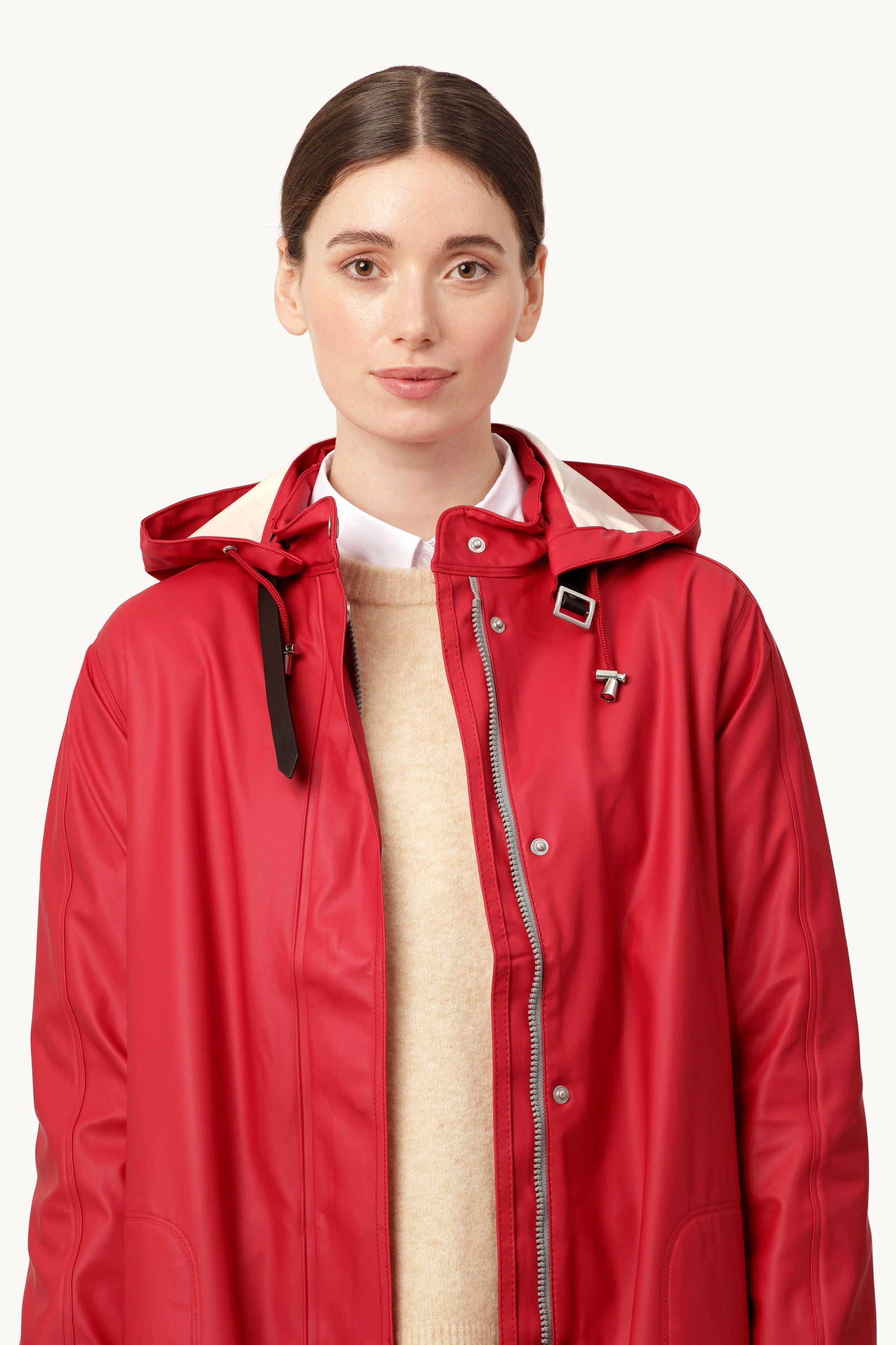 Leichter Regenmantel - Deep Red