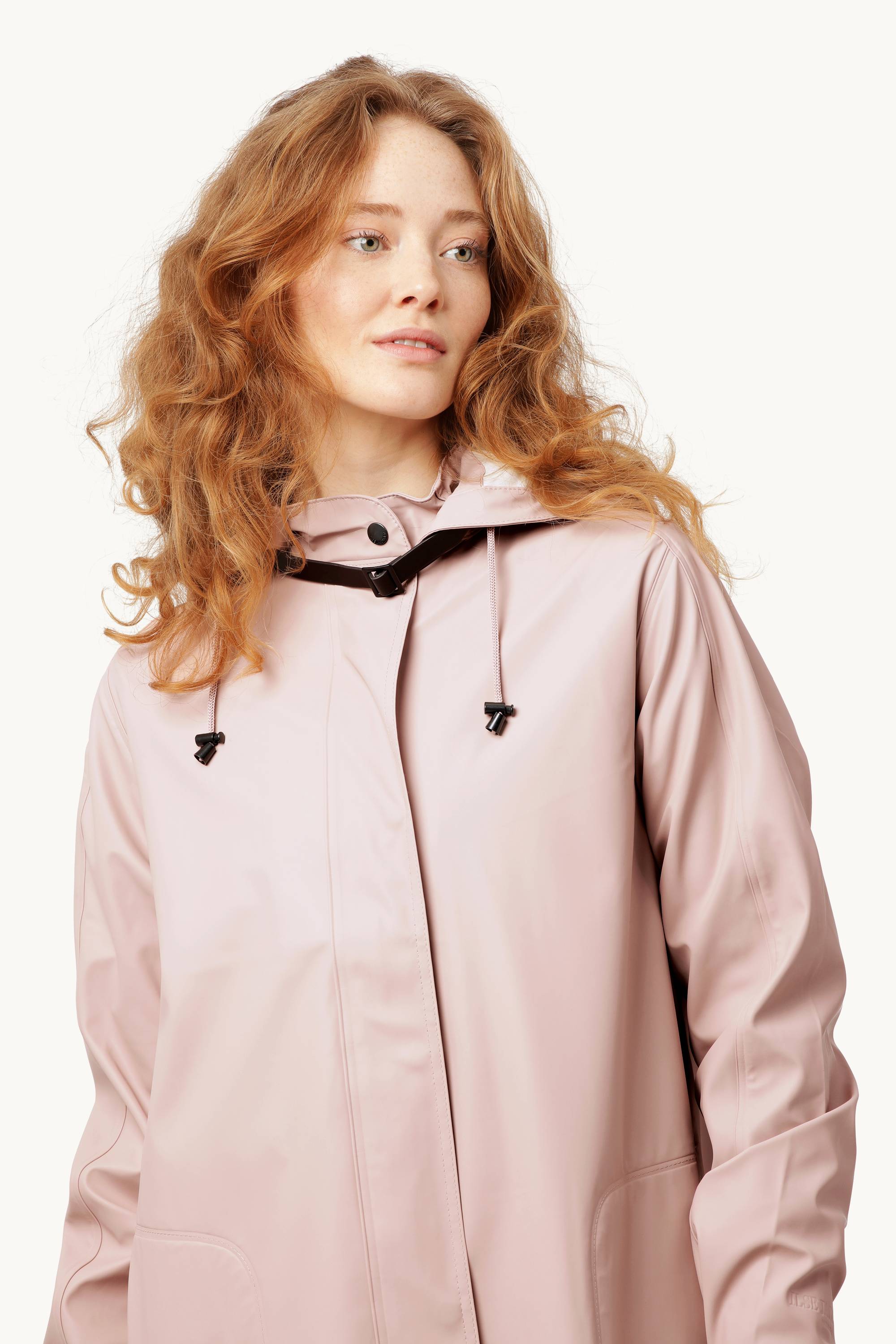 Leichter Regenmantel - Adobe Rose
