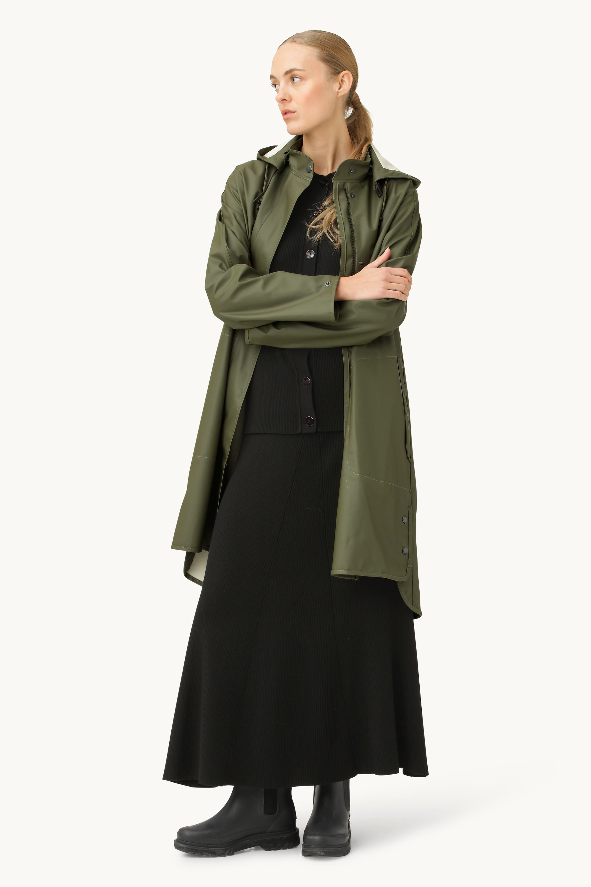 Leichter Regenmantel - Army