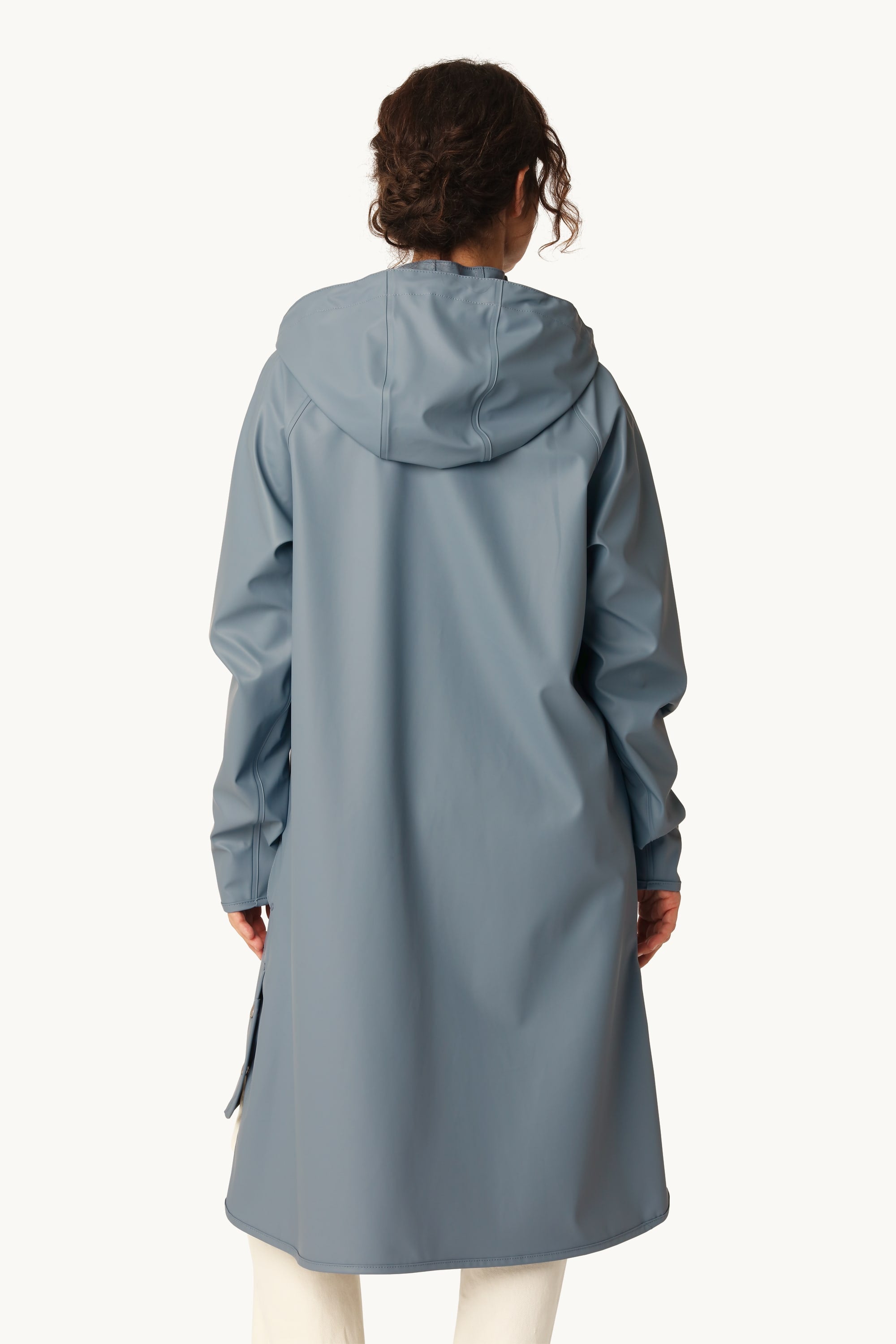 Leichter Regenmantel - Grey Blue