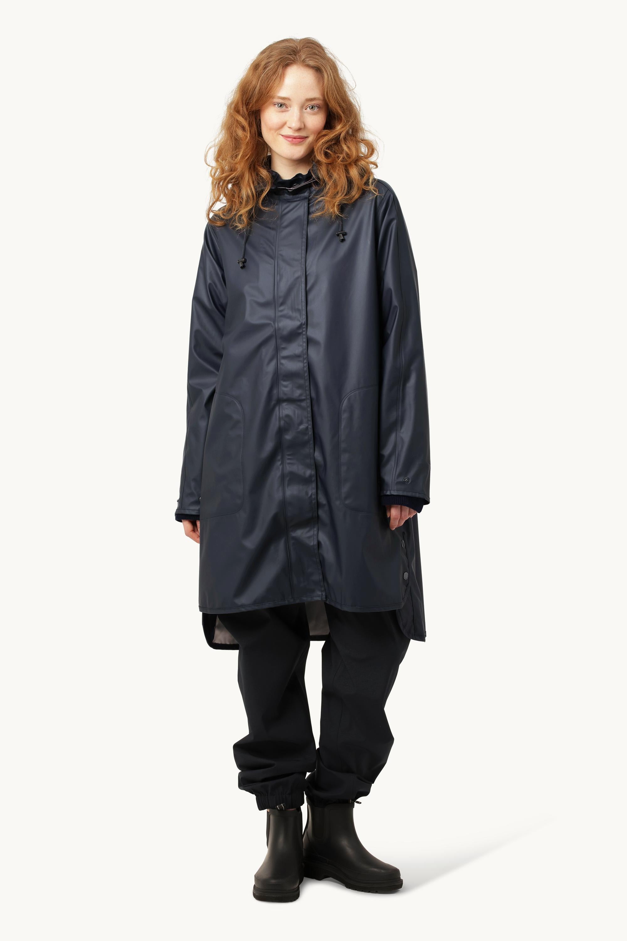 Leichter Regenmantel - Dark Indigo