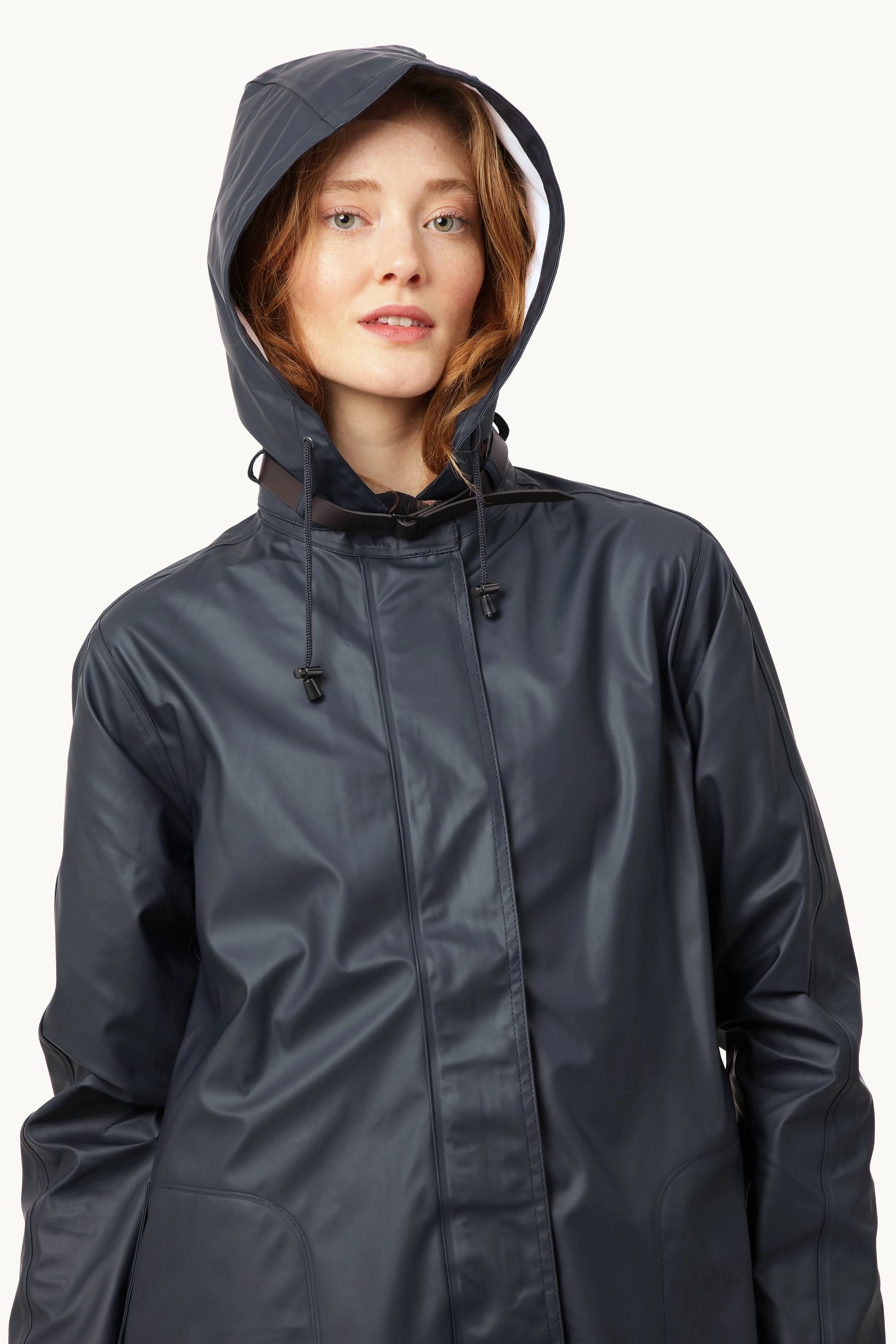 Leichter Regenmantel - Dark Indigo