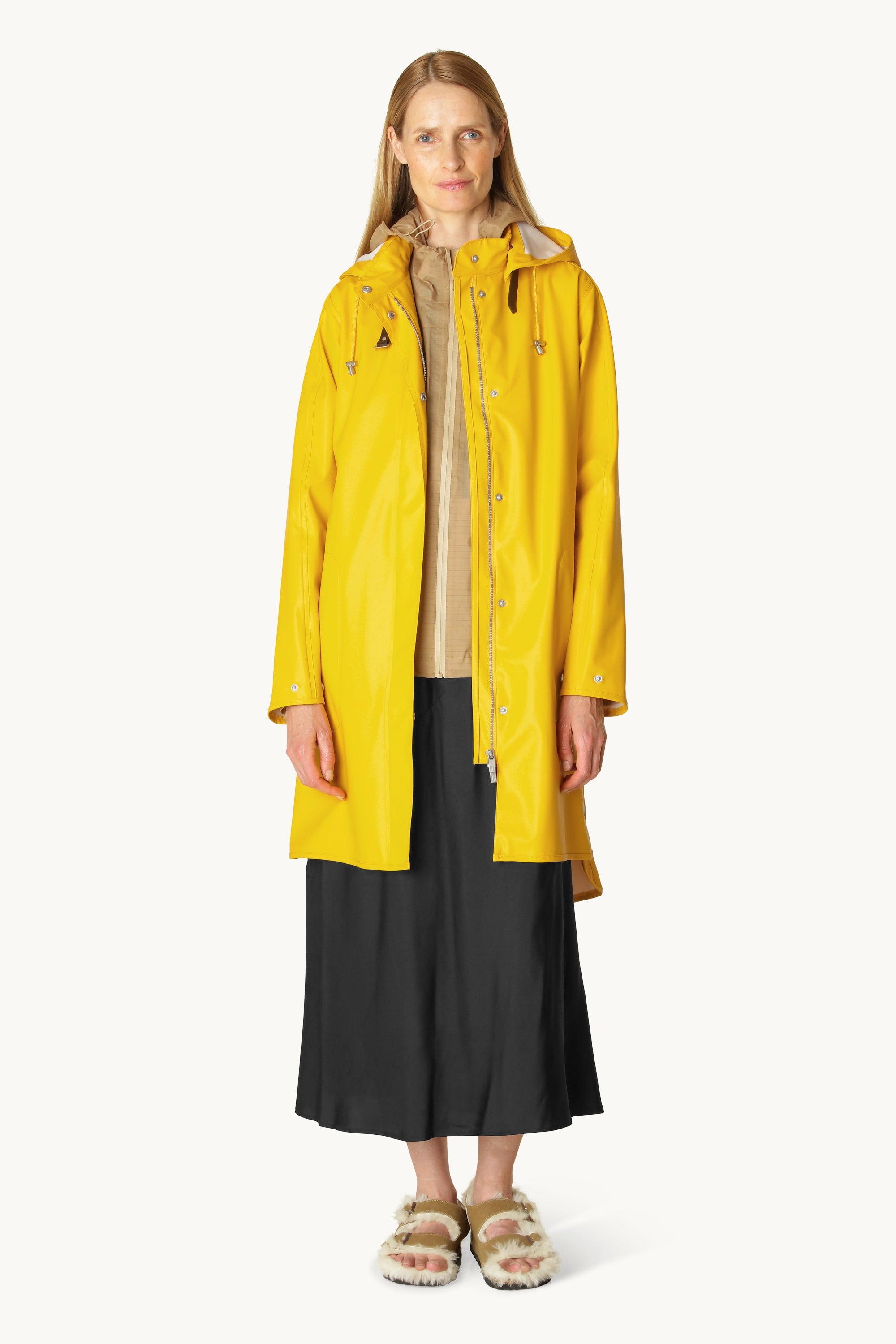 Leichter Regenmantel - Cyber Yellow