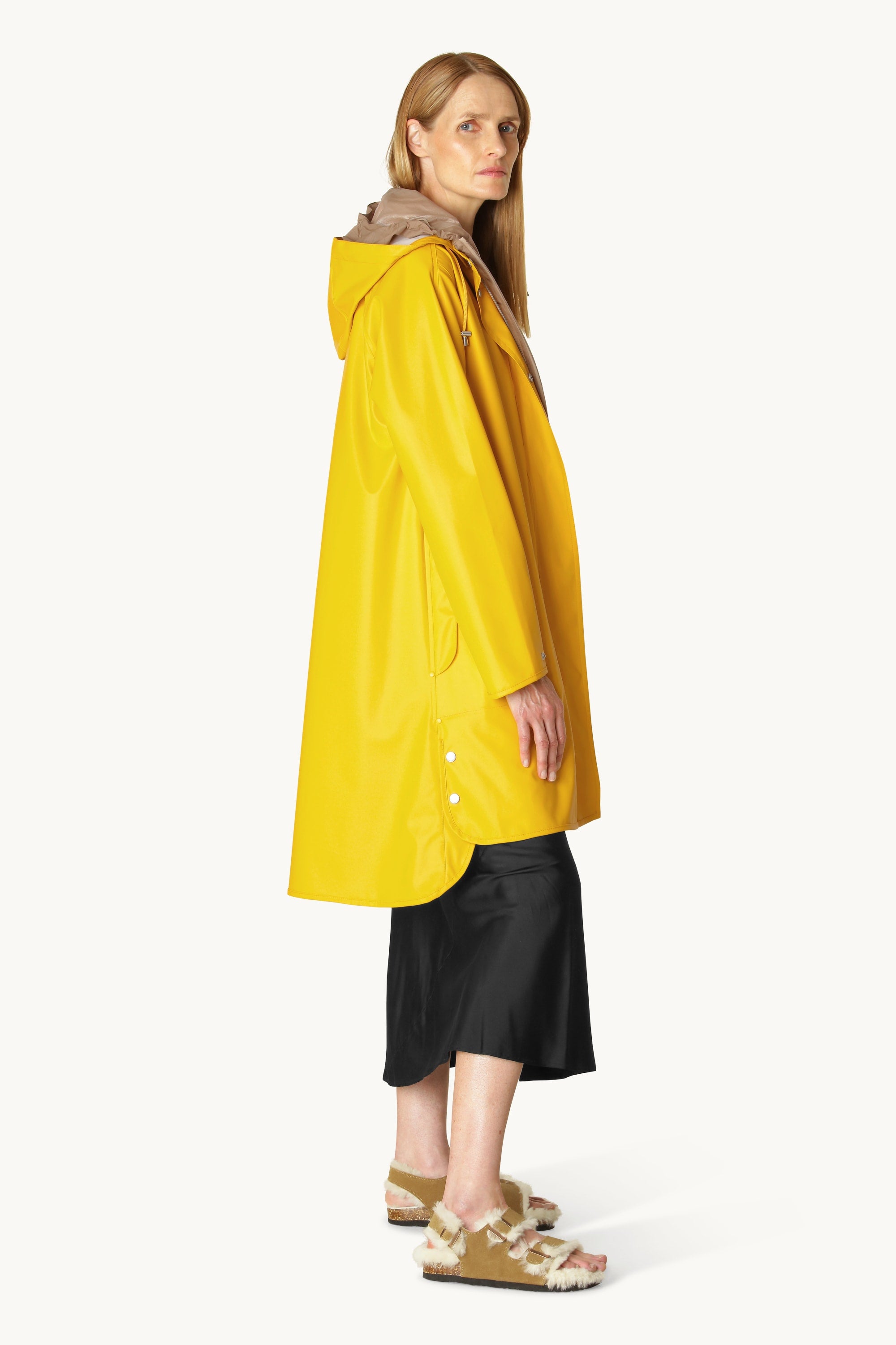 Leichter Regenmantel - Cyber Yellow