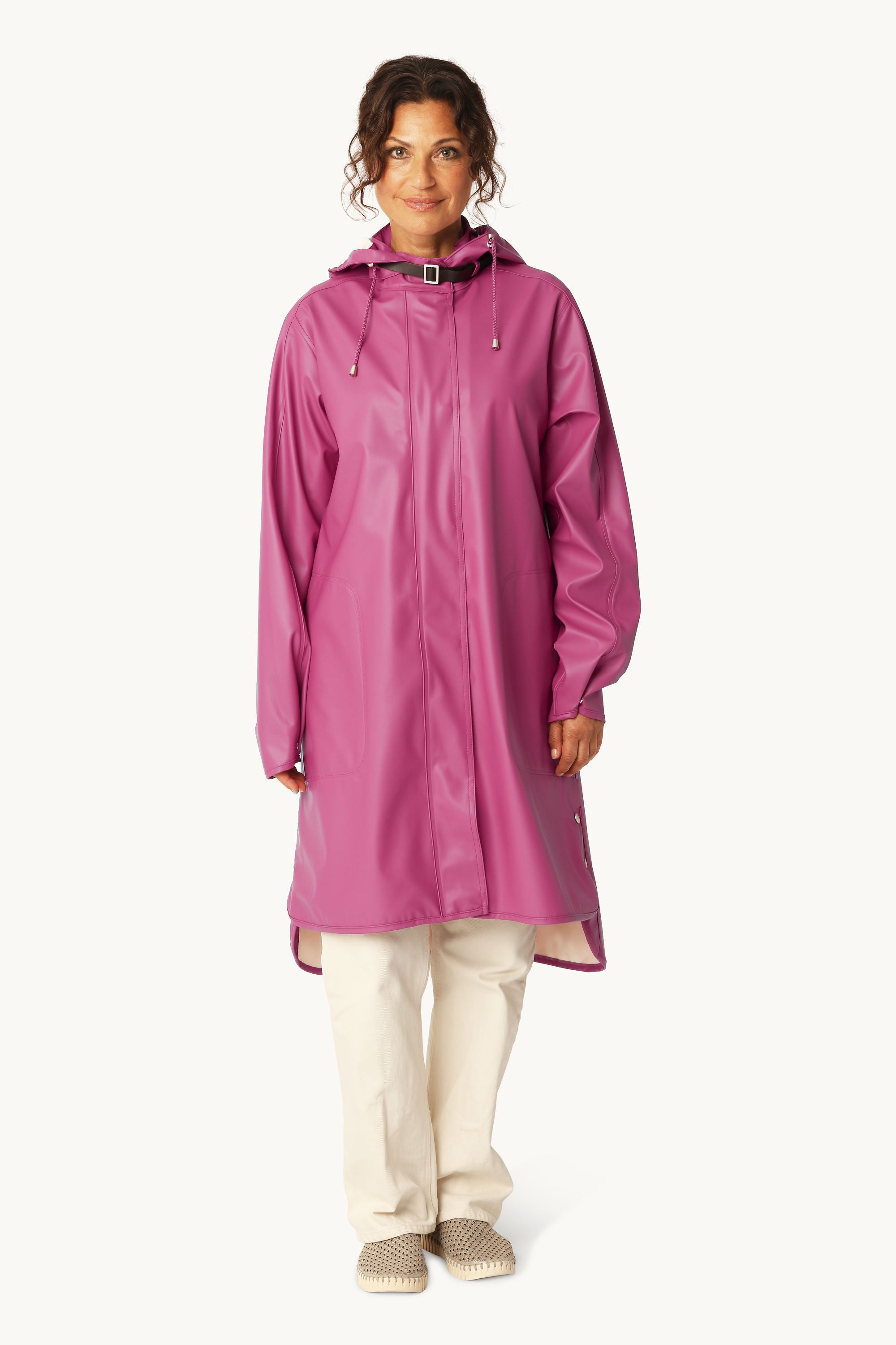 Leichter Regenmantel - Magenta Haze