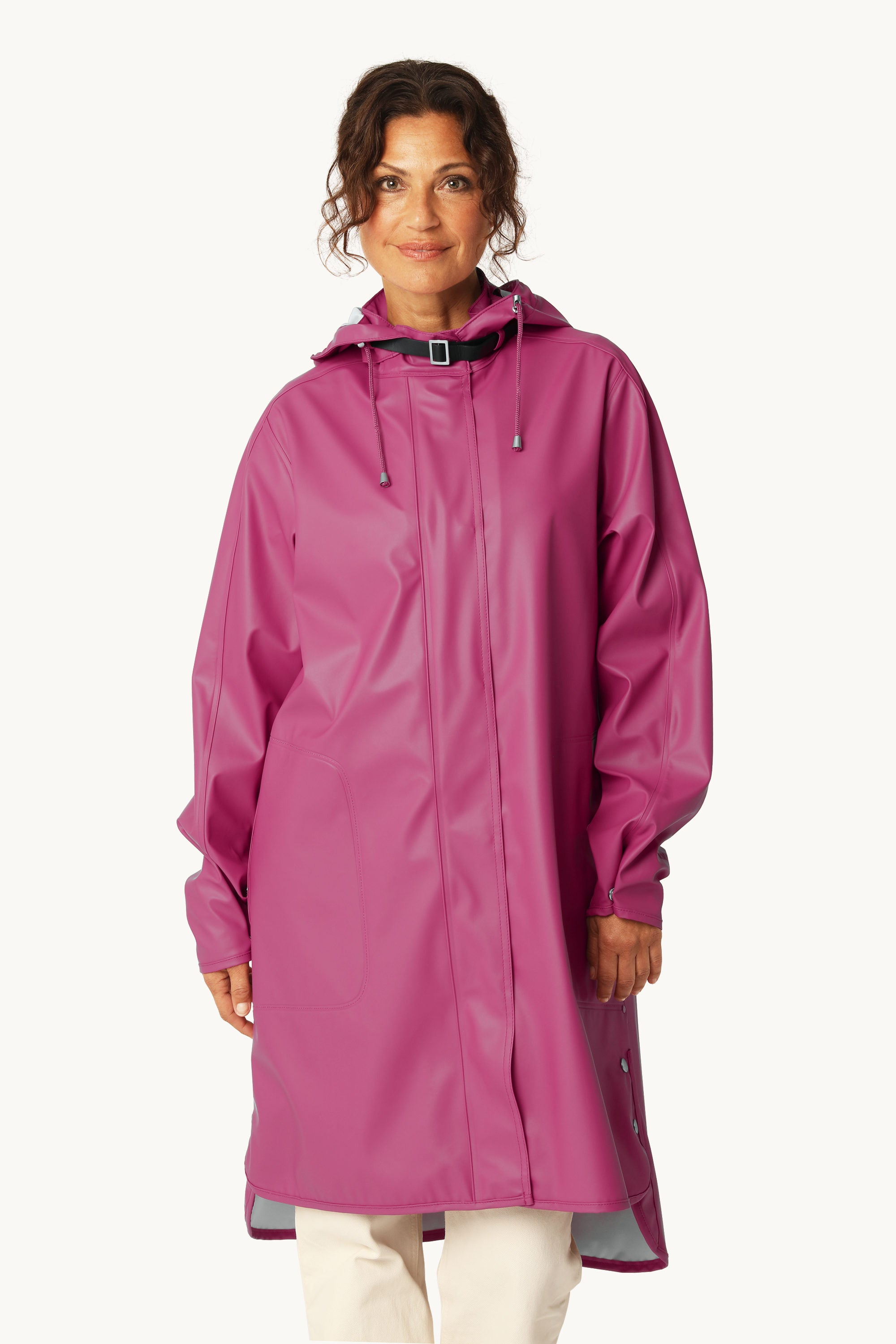 Leichter Regenmantel - Magenta Haze
